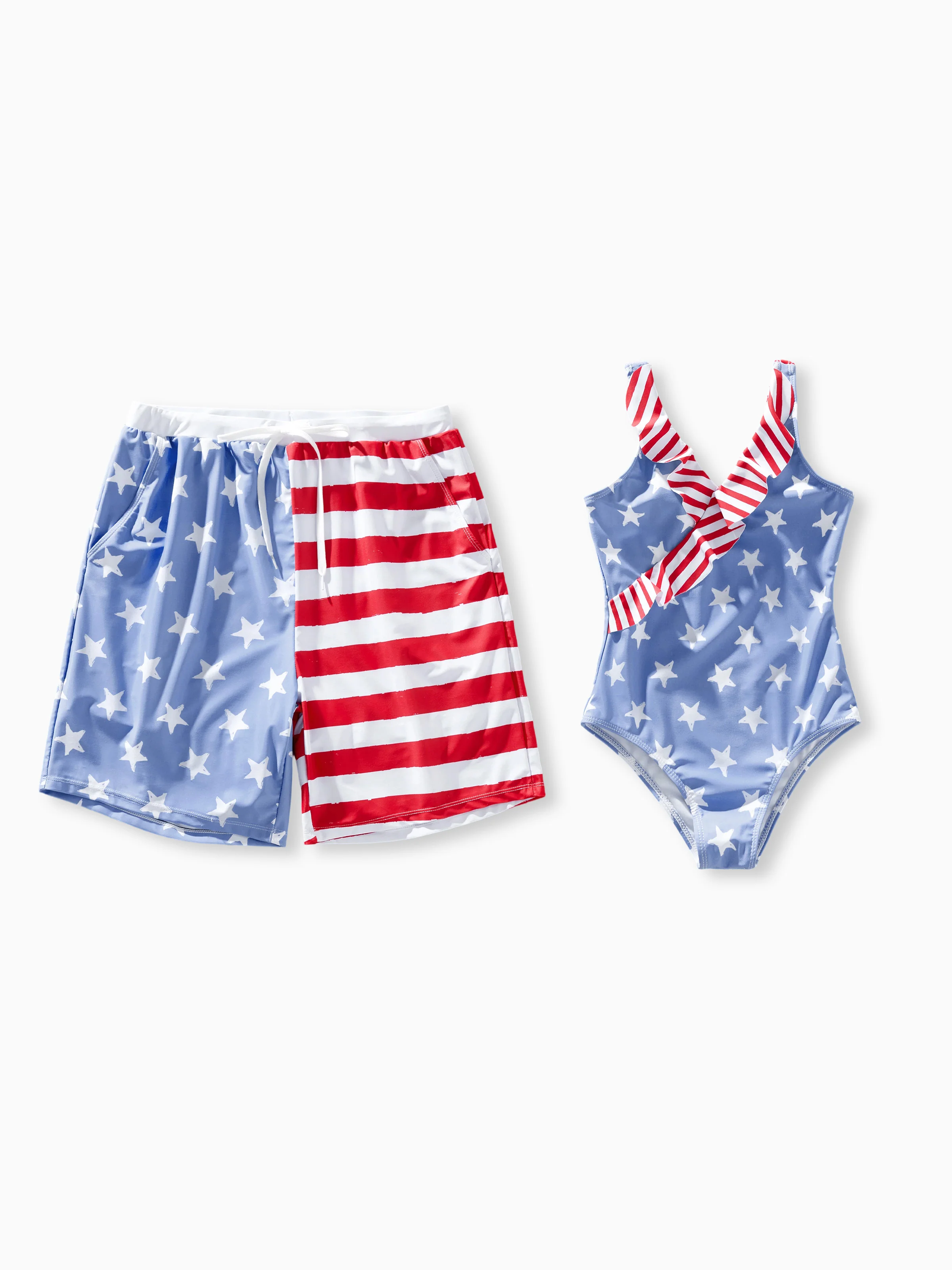 10073-independence-day-4th-of-july-daddy-daughter-patriotic-swimwear-stars-and-stripes-board-shorts-or-ruffled-layers-v-neck-one-piece-swimsuits-blue-1.webp Independence Day 4th of July Daddy & Daughter Patriotic Swimwear Stars and Stripes Board Shorts or Ruffled Layers V-neck One-Piece Swimsuits Blue