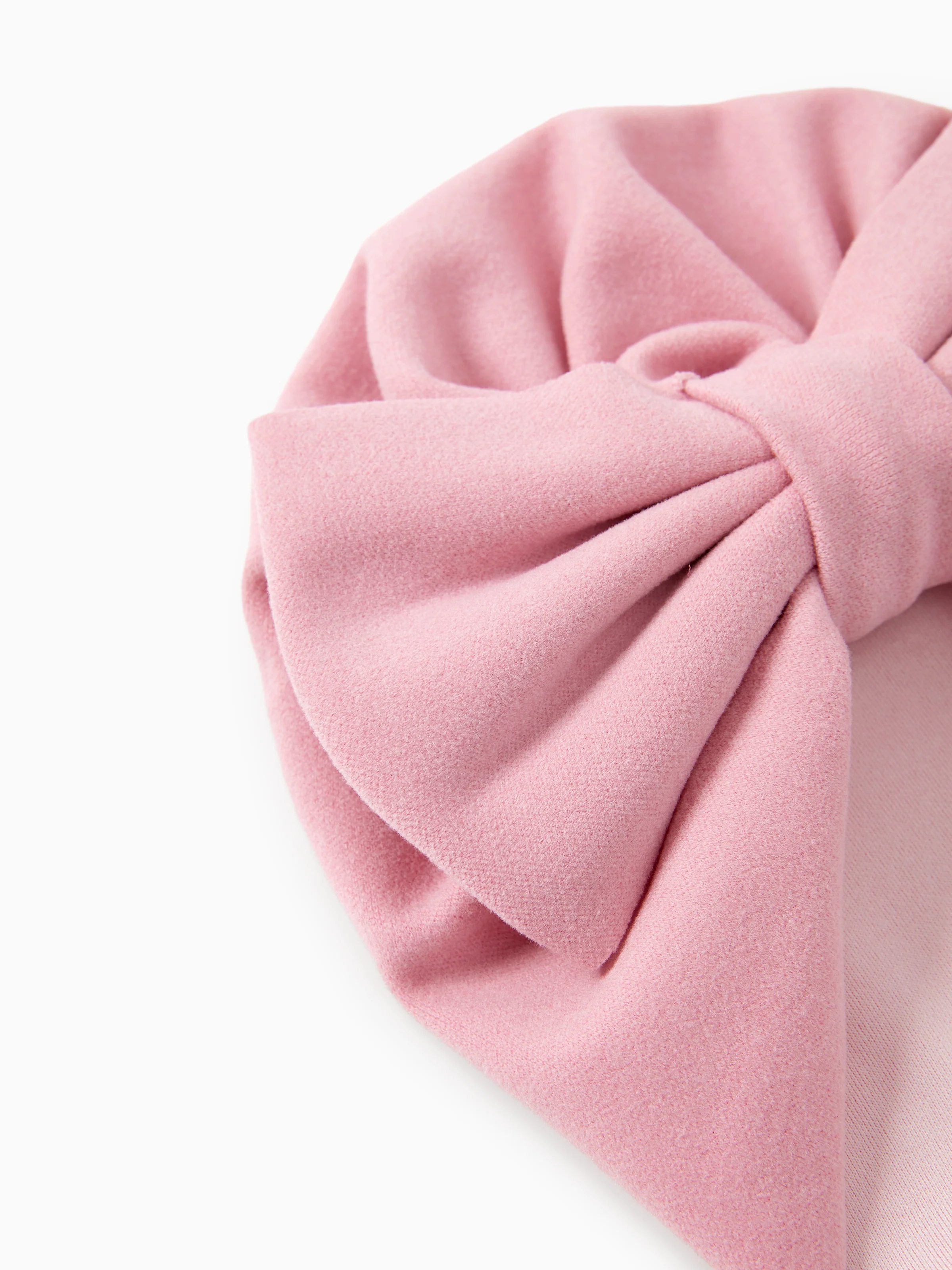 10090-baby-toddler-solid-bowknot-hat-light-pink-3.webp Baby / Toddler Solid Bowknot Hat Light Pink