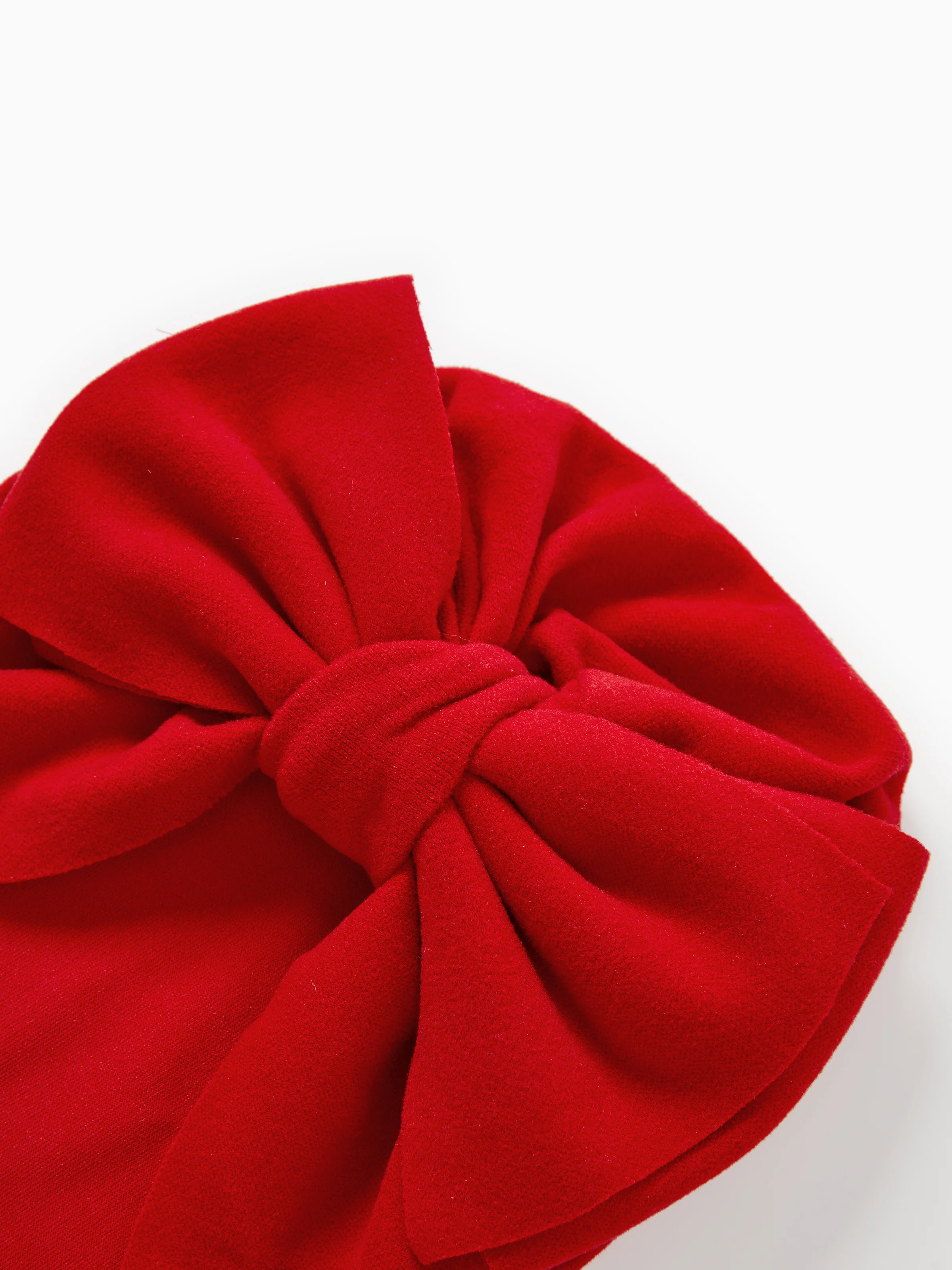 Baby / Toddler Solid Bowknot Hat Red