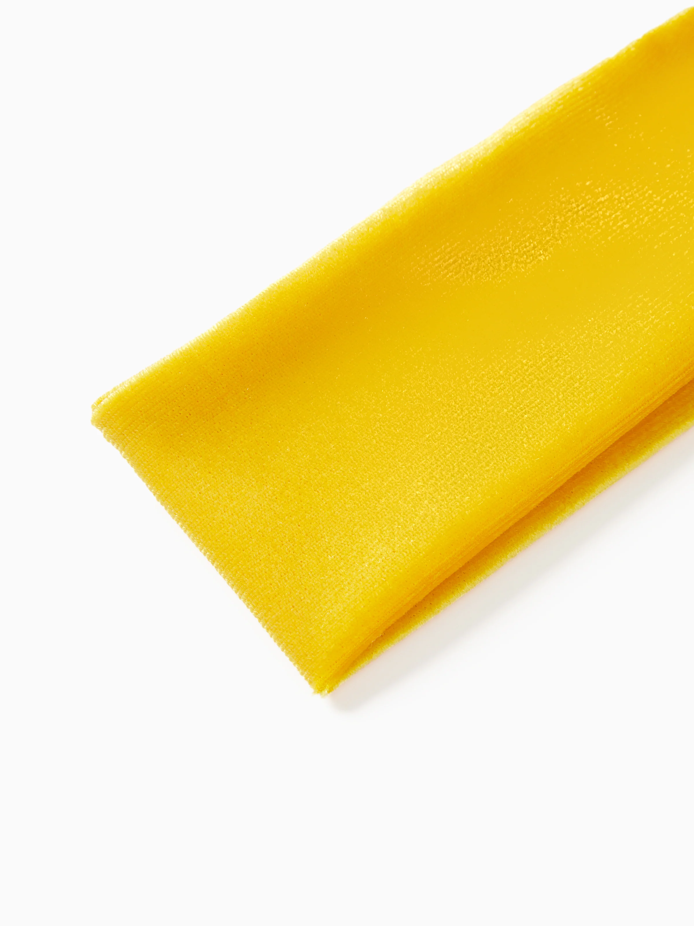 Solid Color Bowknot Headbands for Girls Yellow