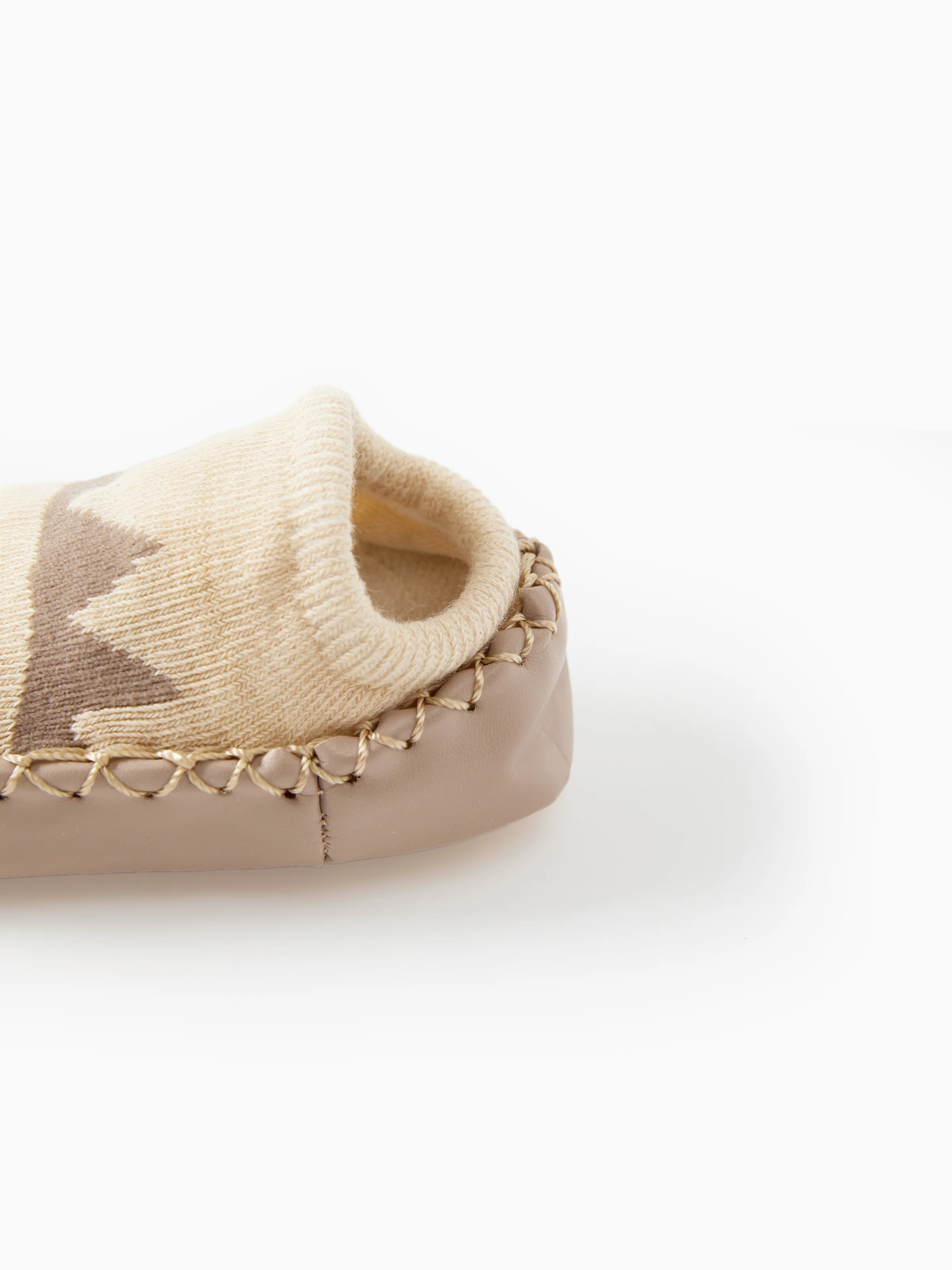 Baby Animal Print Antiskid Shoe Socks Brown