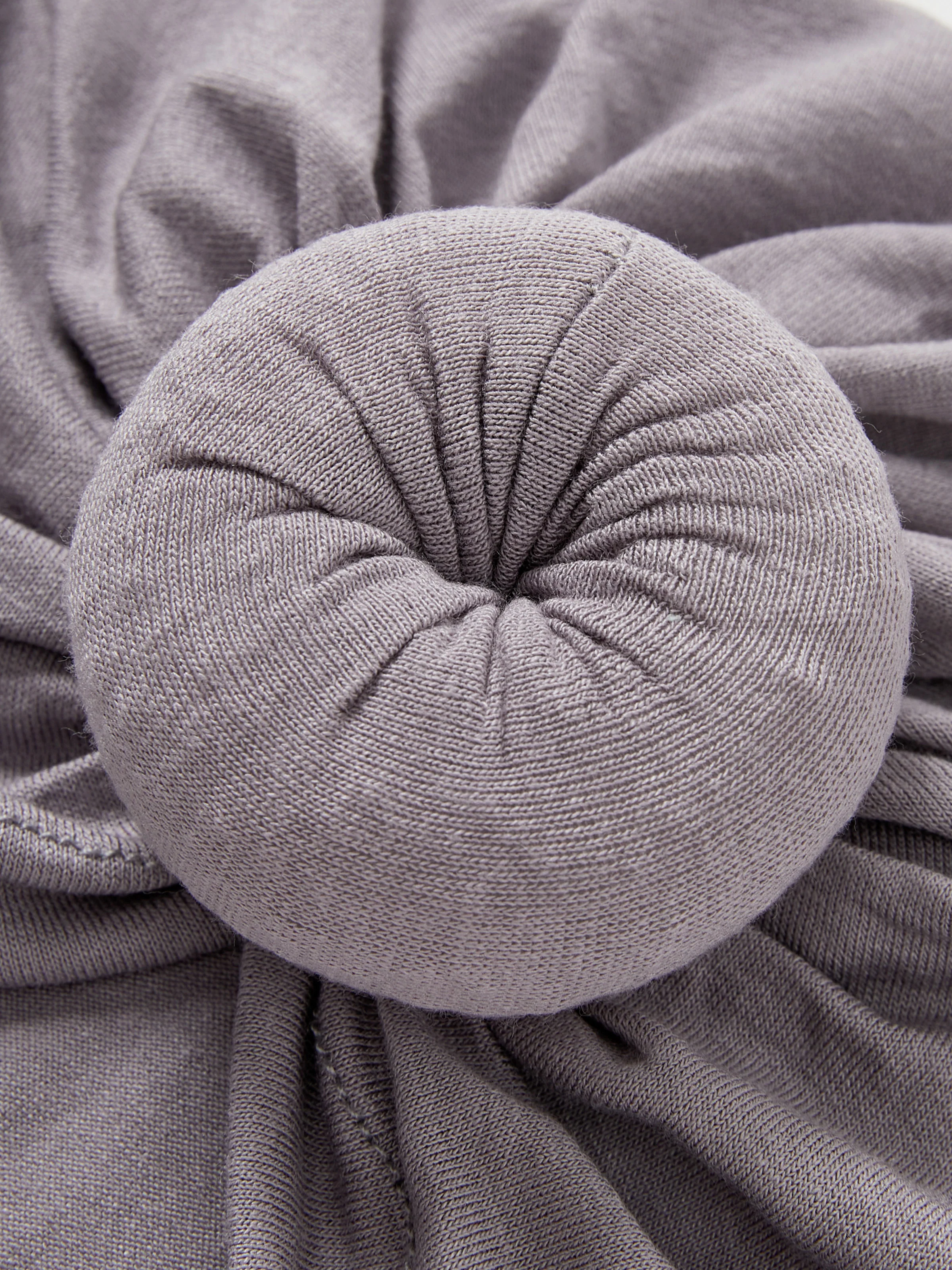 Baby / Toddler Sweet Solid Knot Newborn Hat Light Grey