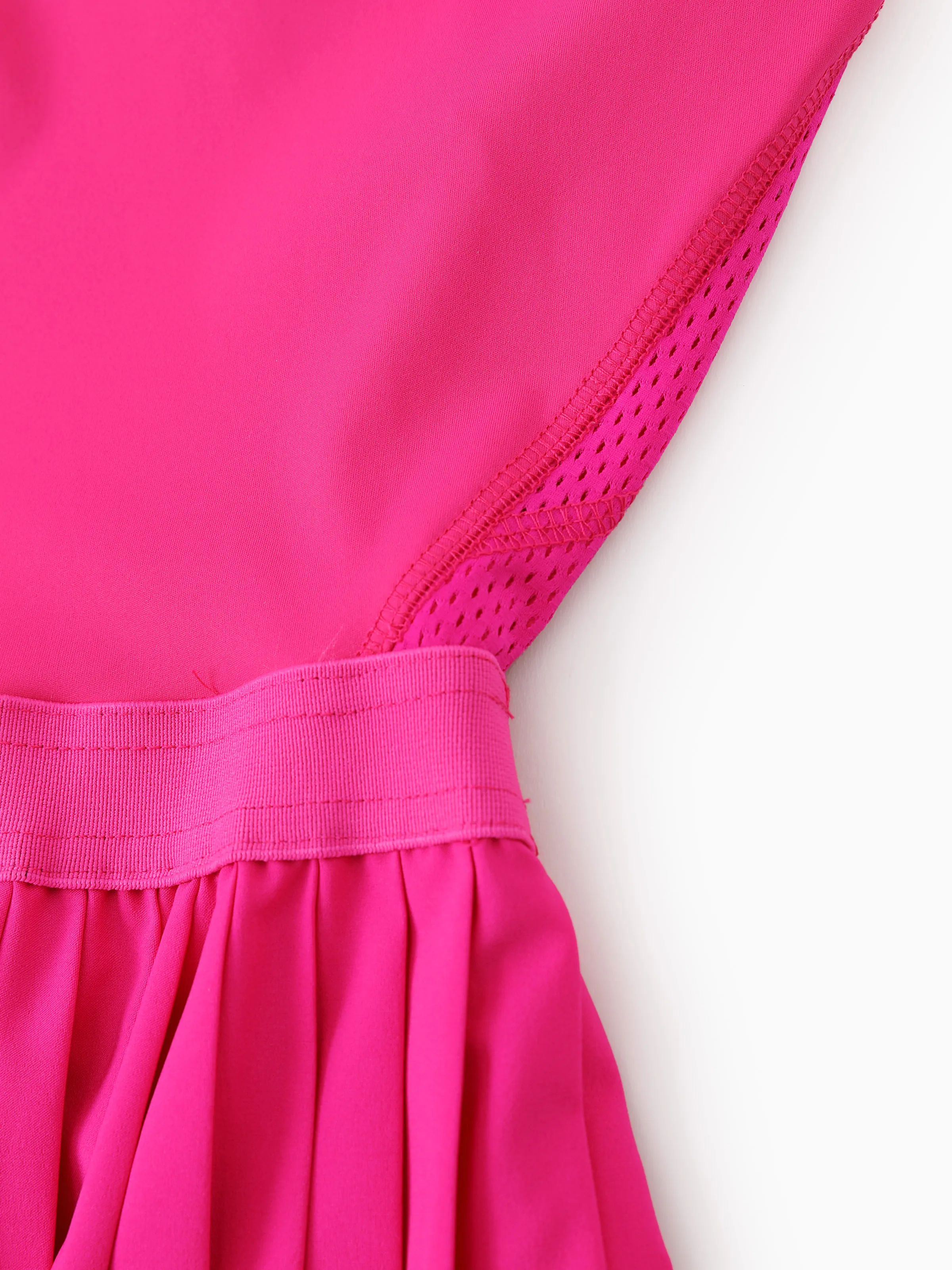 Barbie Mommy and me 1pc Polo Sporty Sleeveless Dress Hot Pink