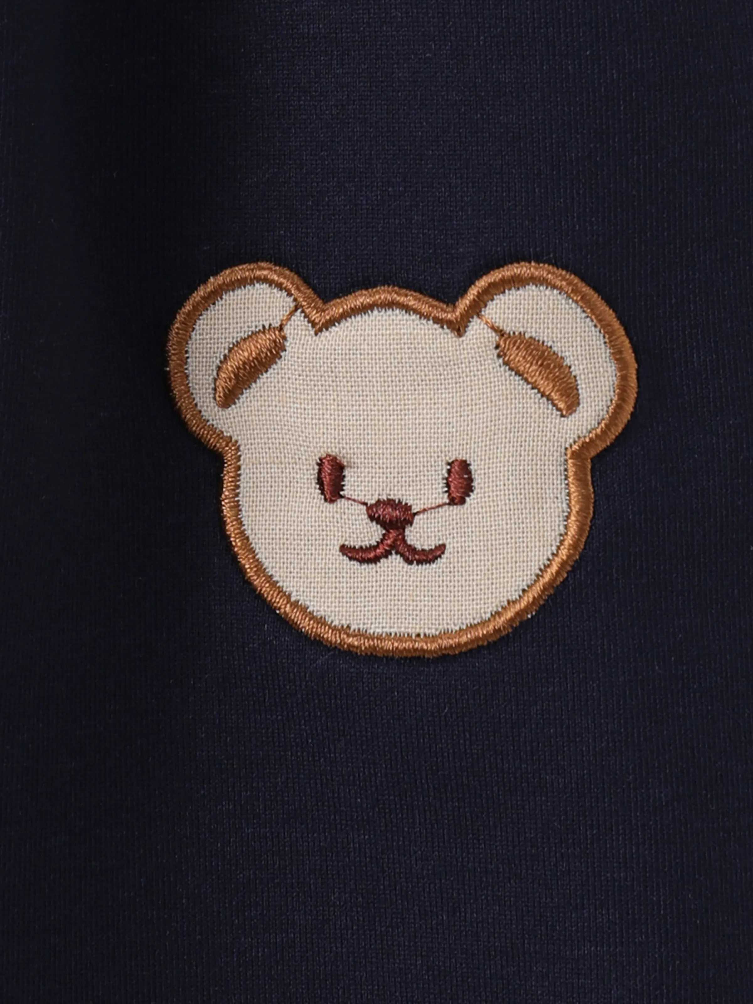 Baby/Toddler Girl/Boy Clothes 2pcs Bear Style Sweatshirt and Pants Set Dark Blue
