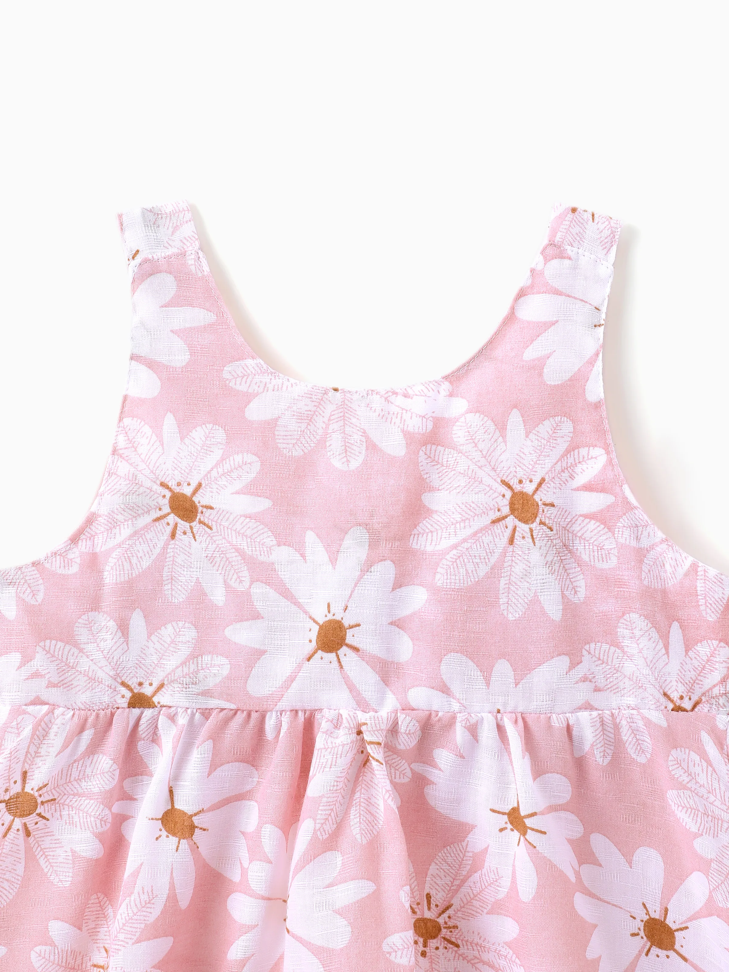 10902-2pcs-baby-girl-little-daisy-bowknot-dress-set-pink-4.webp 2pcs Baby Girl Little Daisy Bowknot Dress Set Pink
