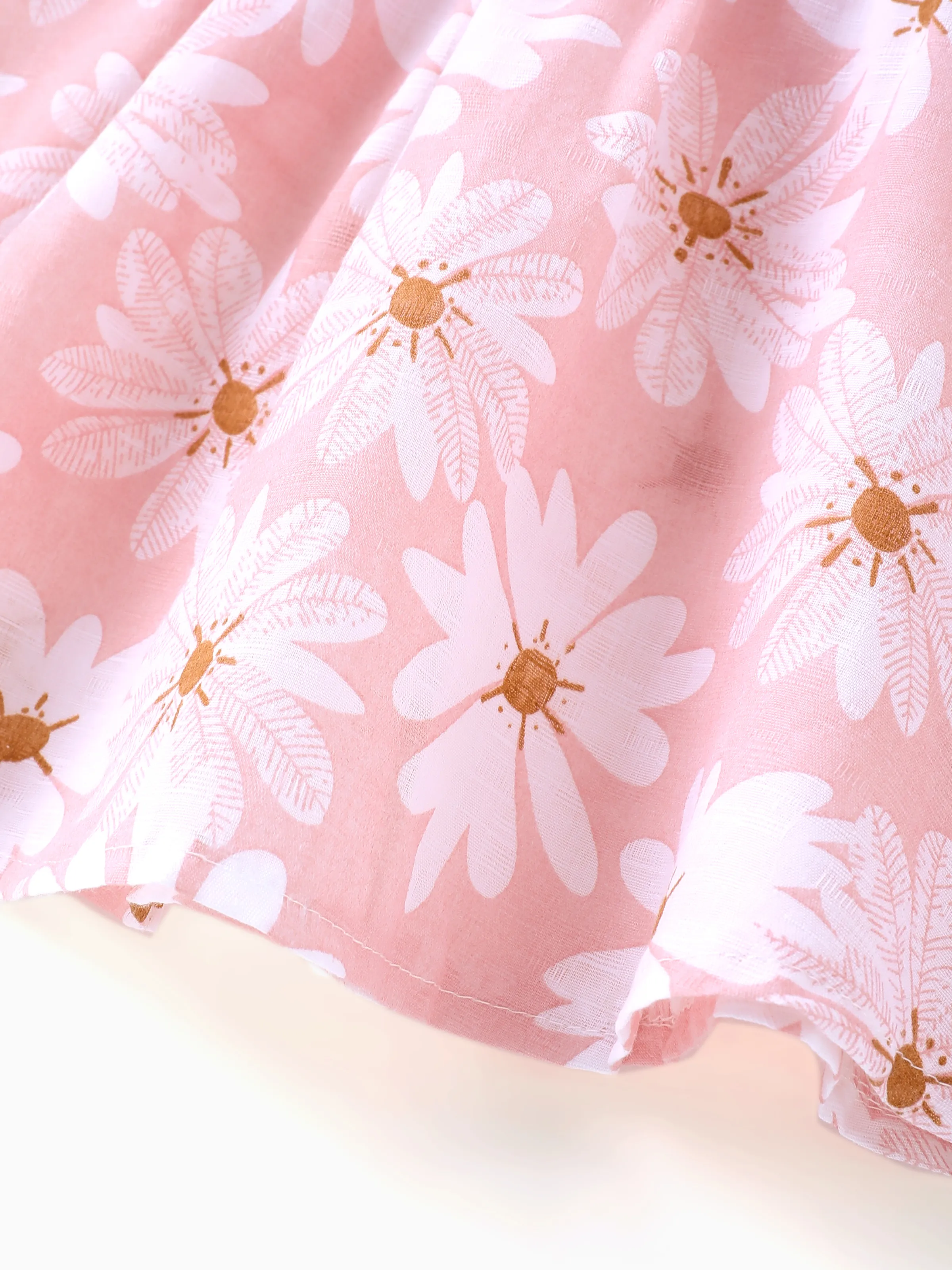 10902-2pcs-baby-girl-little-daisy-bowknot-dress-set-pink-7.webp 2pcs Baby Girl Little Daisy Bowknot Dress Set Pink