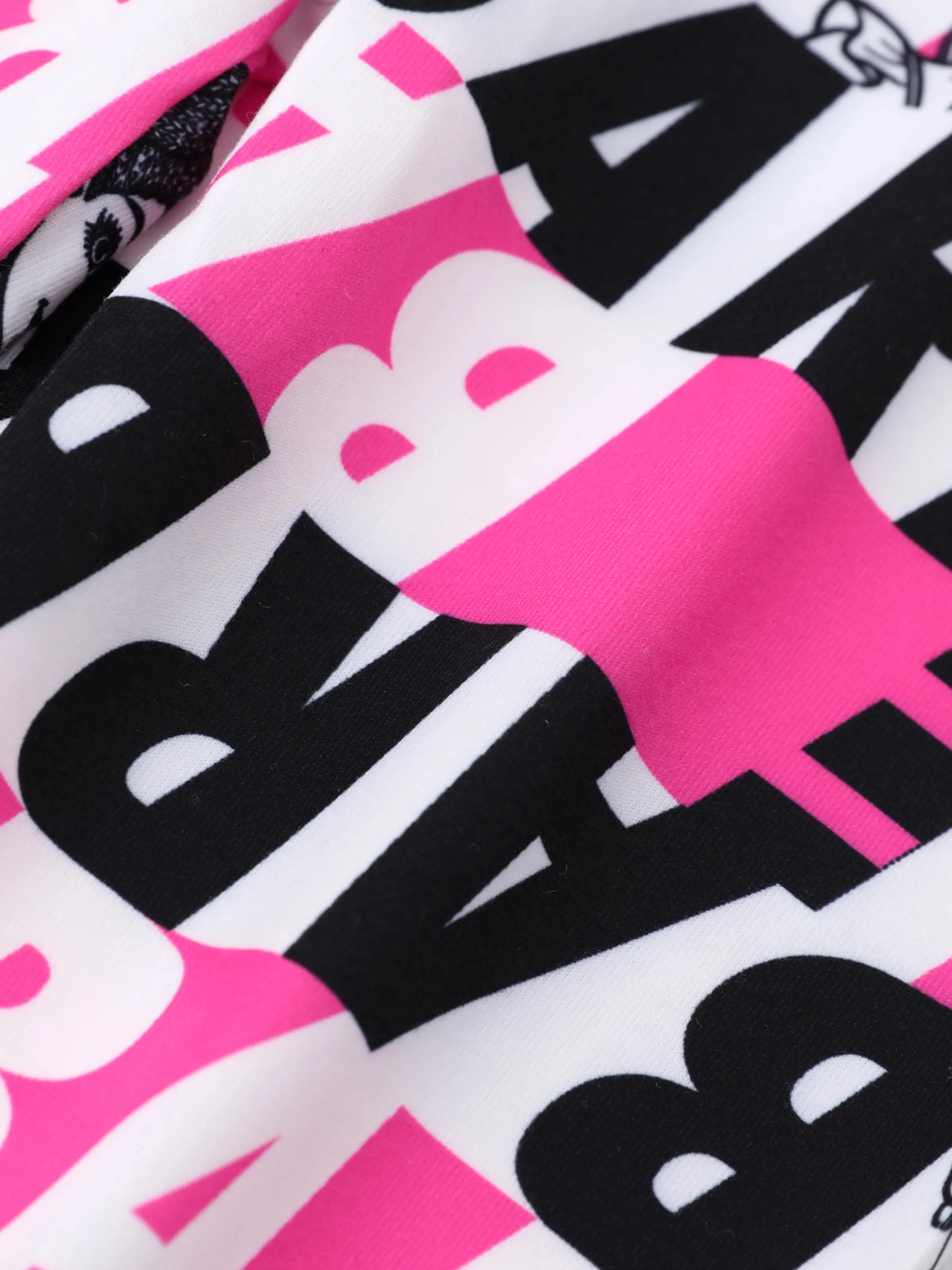Barbie Toddler/Kid Girl Letter Pattern Leggings Pink
