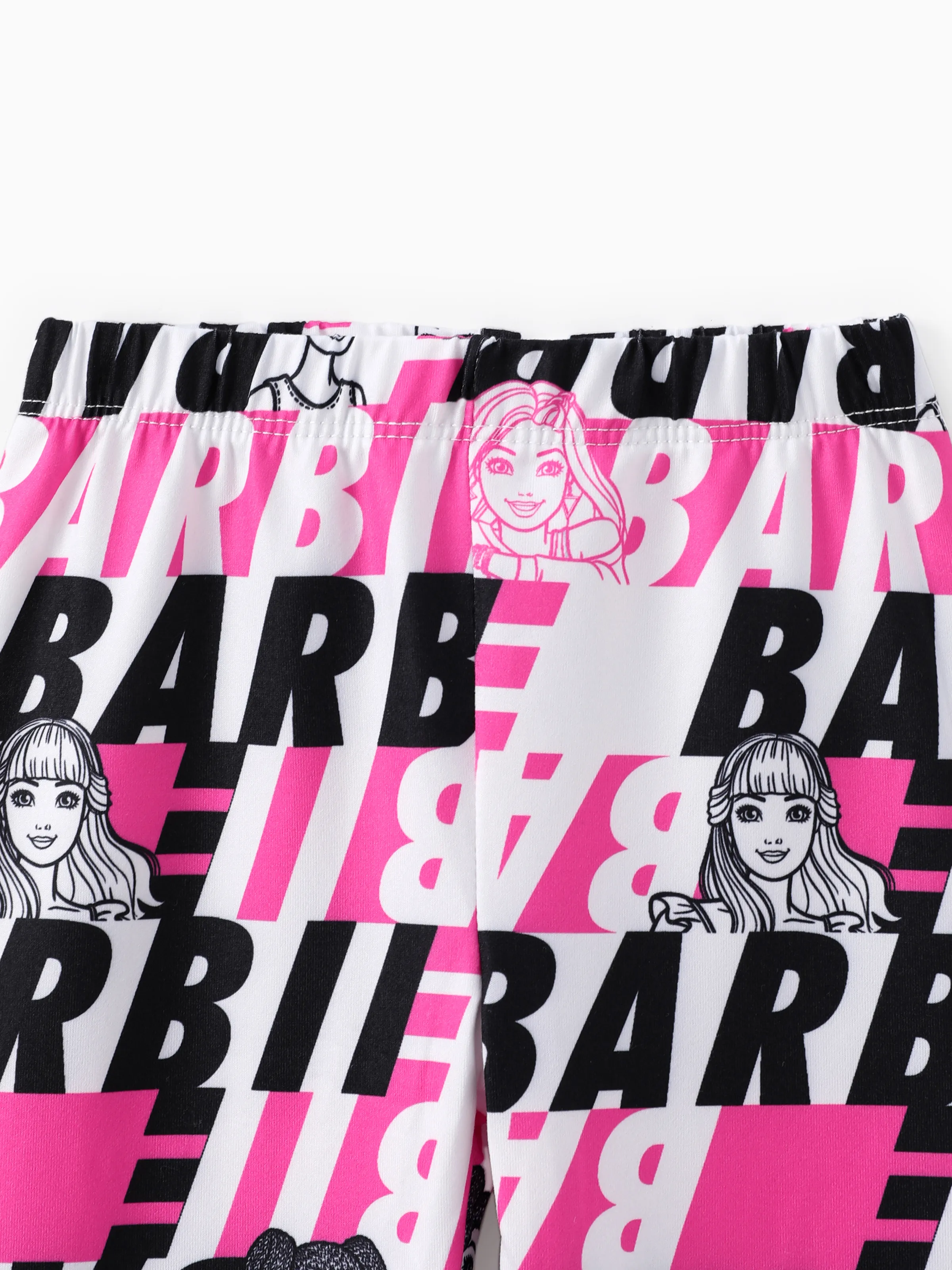 Barbie Toddler/Kid Girl Letter Pattern Leggings Pink