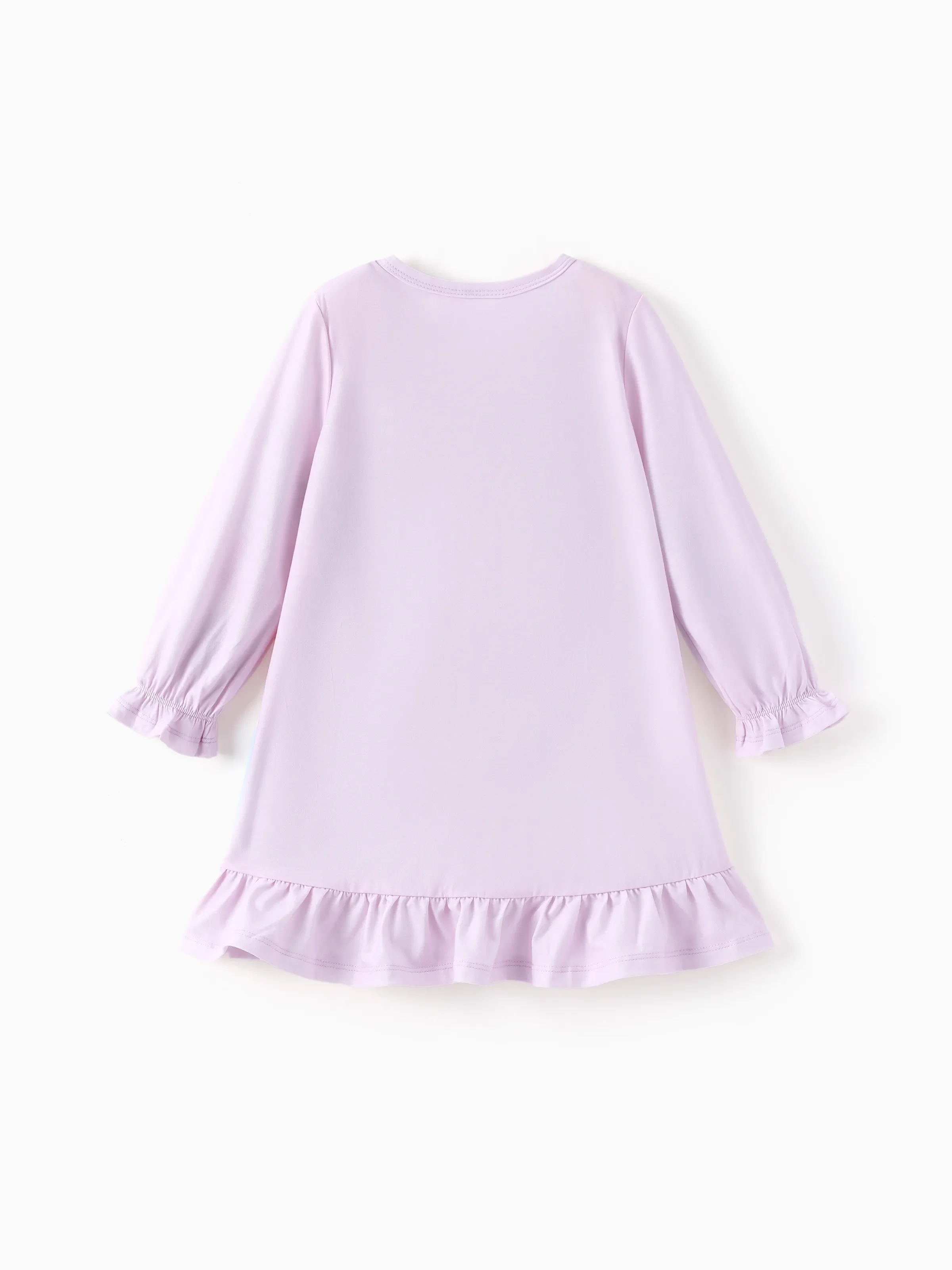 My Little Pony Toddler Girl Casual Ruffle Pajamas Nightgown Light Purple