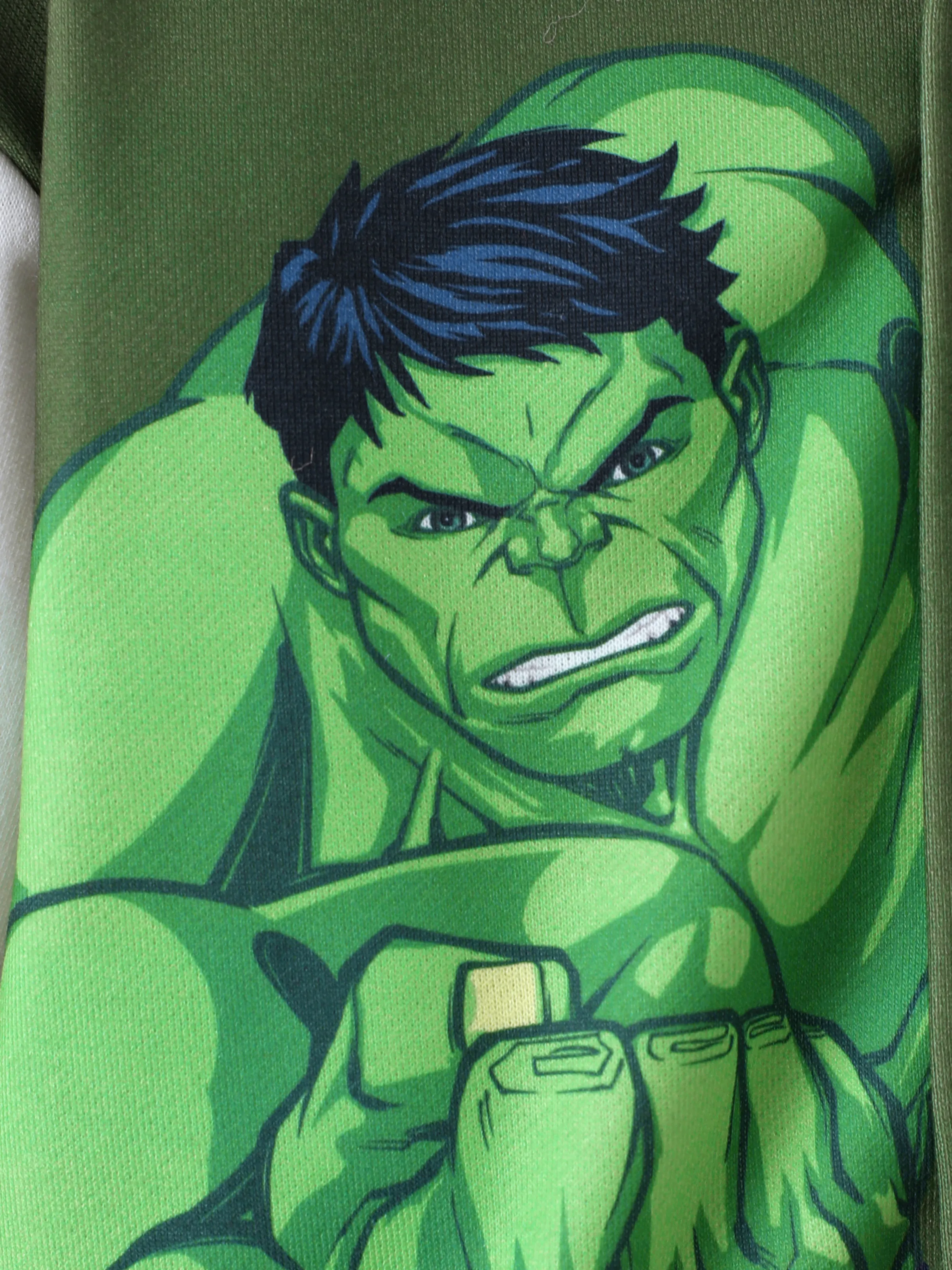 Marvel Toddler/Kids Boy Green Hulk Colorblock Bomber Jacket Green