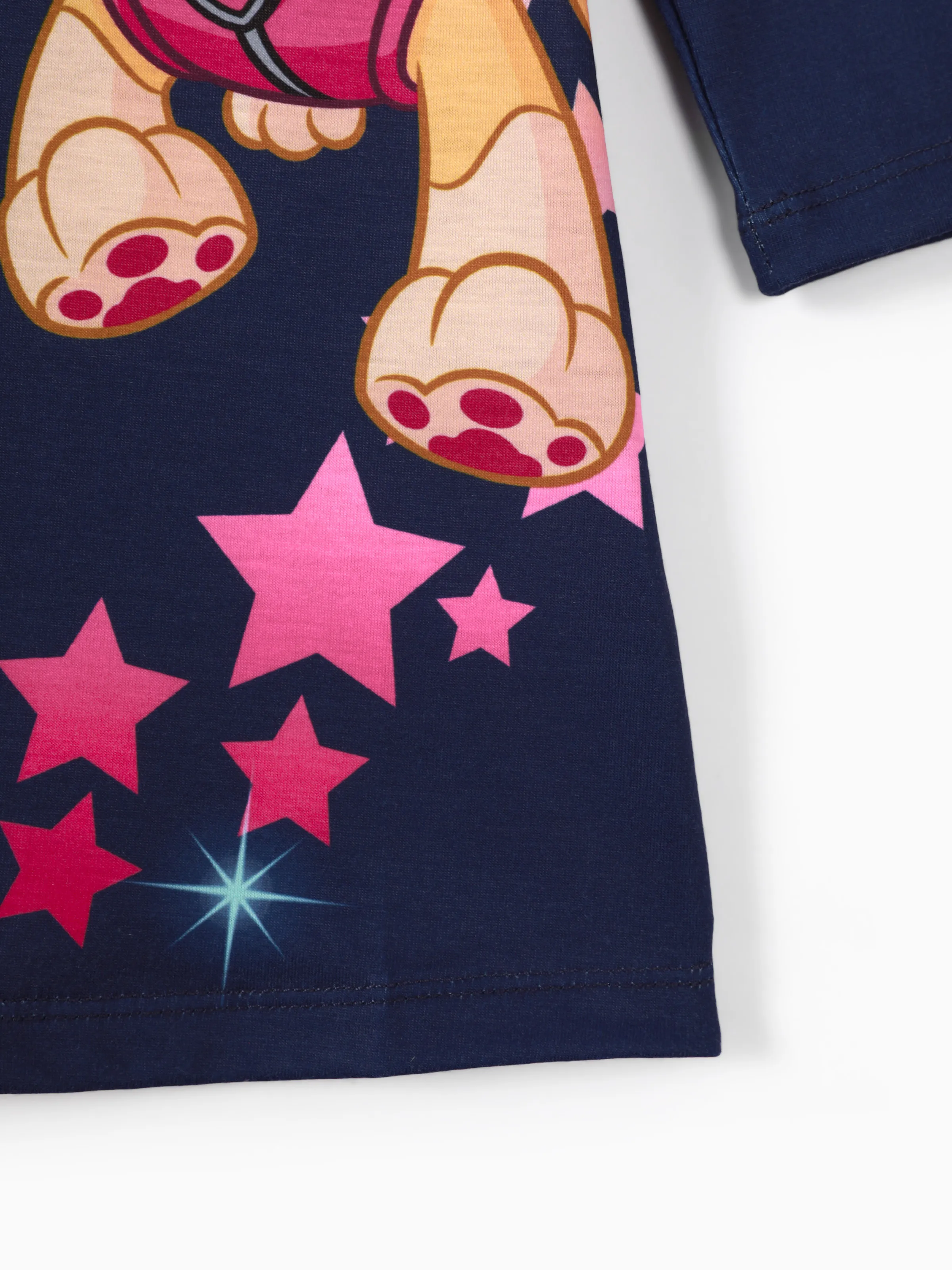 PAW Patrol Toddler Girl Skye Flounce Star Dress Dark Blue