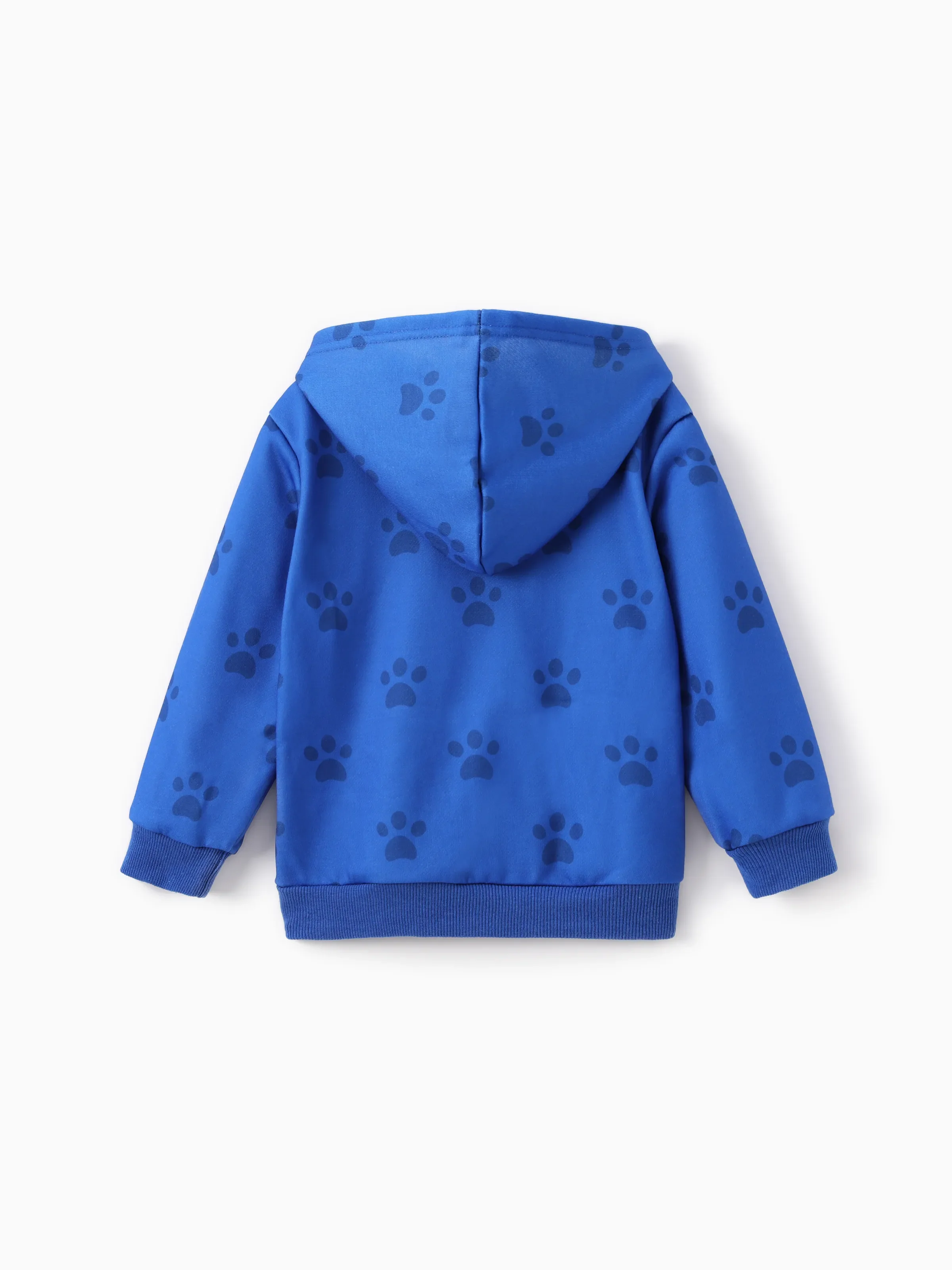 PAW Patrol Toddler Boy 1pc Chase Paw Pattern Hooded Jacket Blue