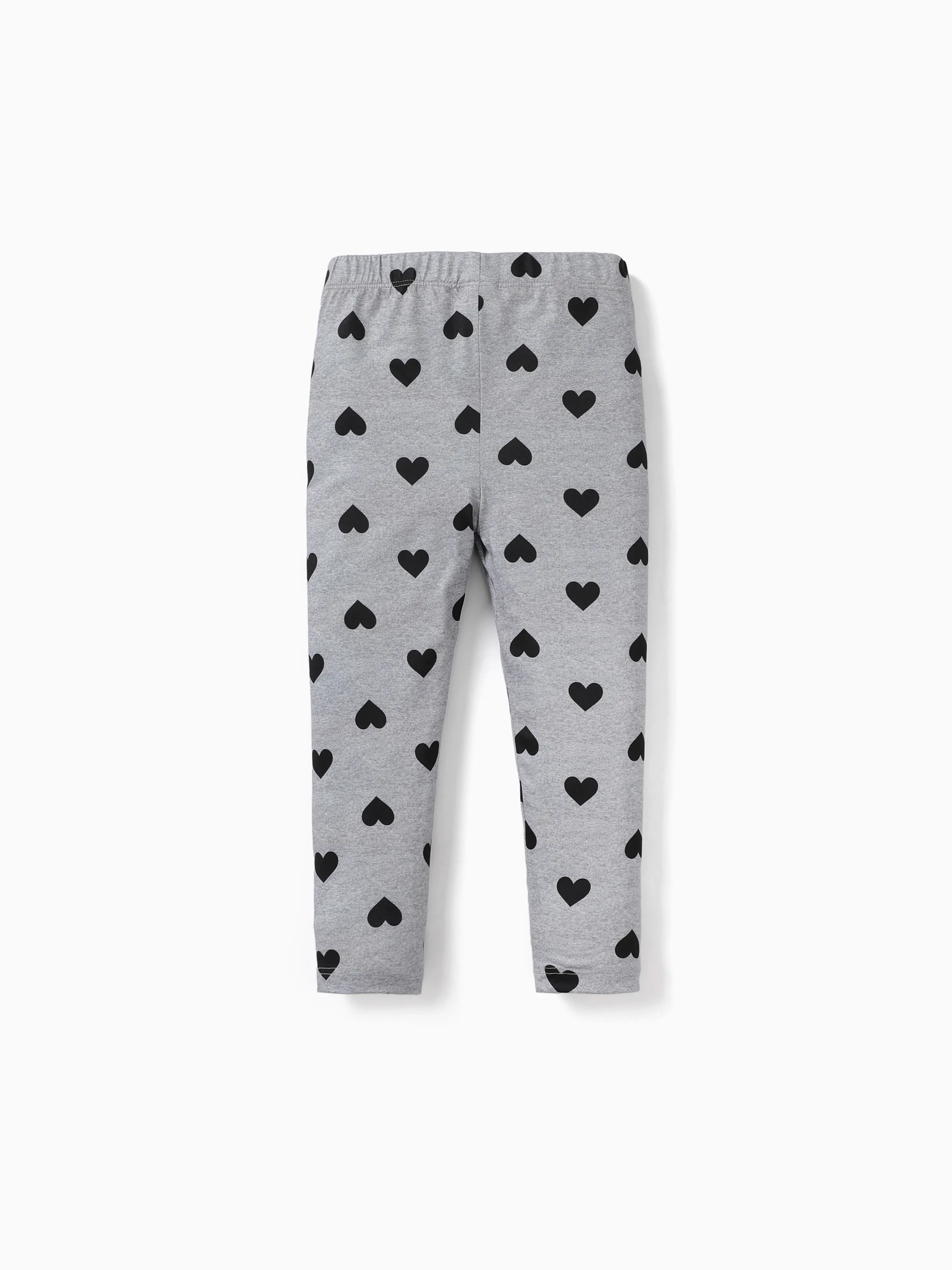 Toddler/Kid Girl Elasticized Leggings Flecked Grey