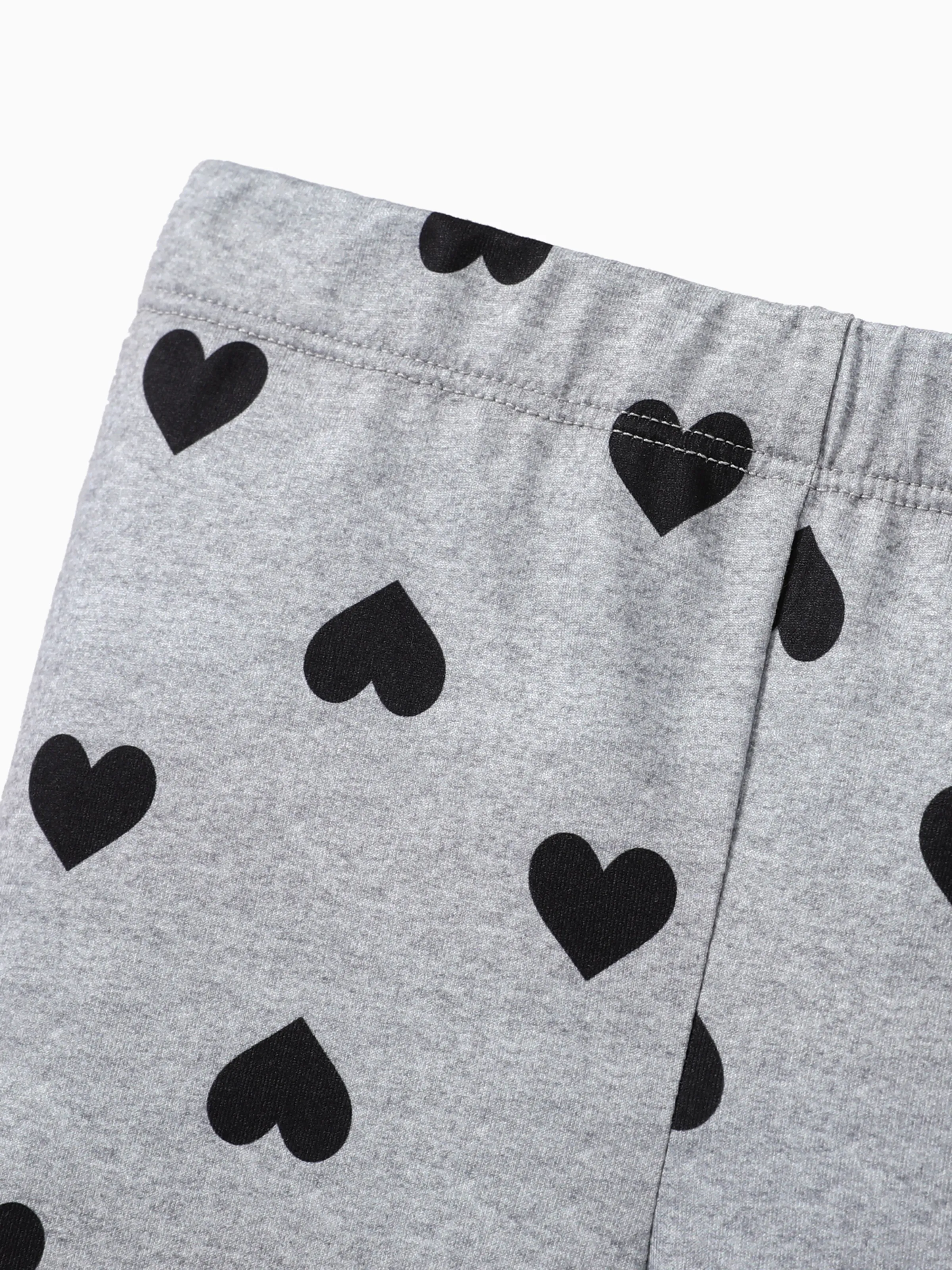 Toddler/Kid Girl Elasticized Leggings Flecked Grey