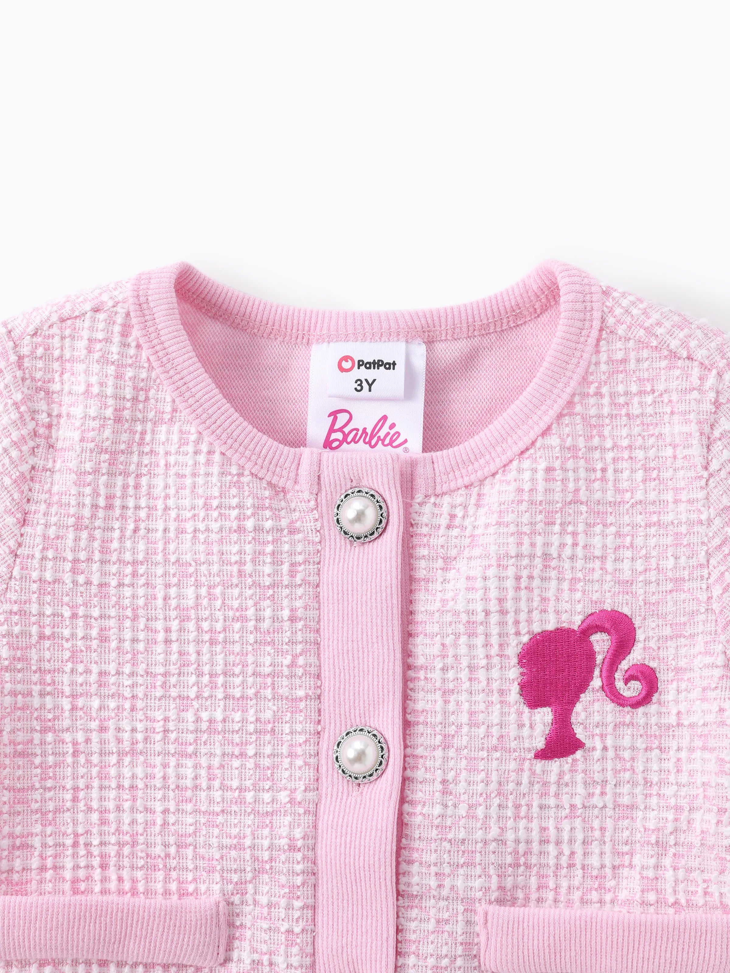 Barbie Toddler/Kid Girl Sweet 1 pc Secret Button Top OR 1 pc Dress Pink