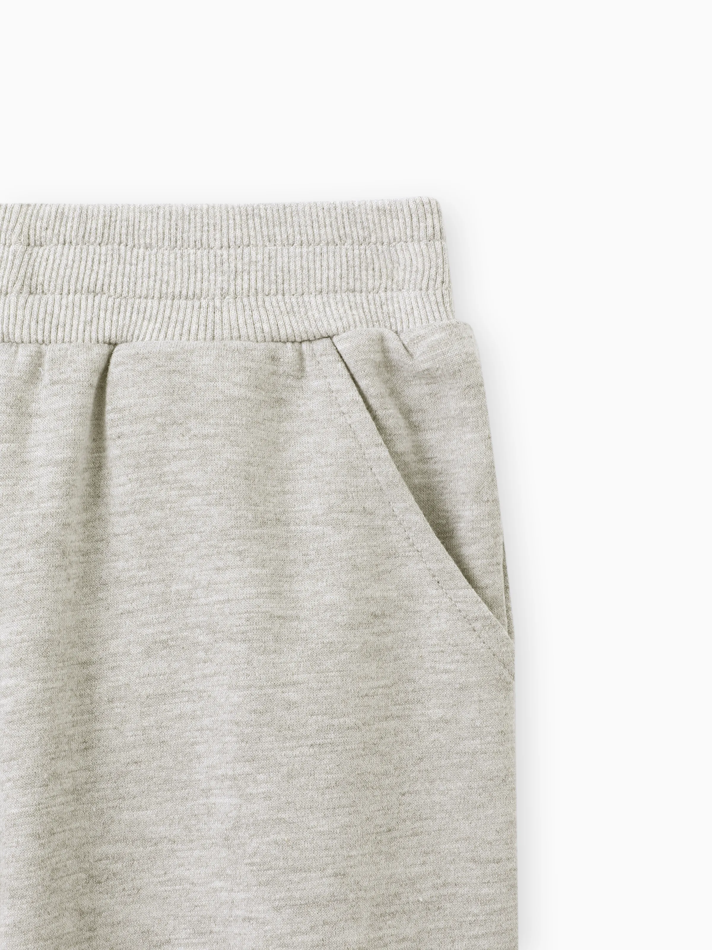 Baby / Toddler Solid Pocket Casual Pants Grey