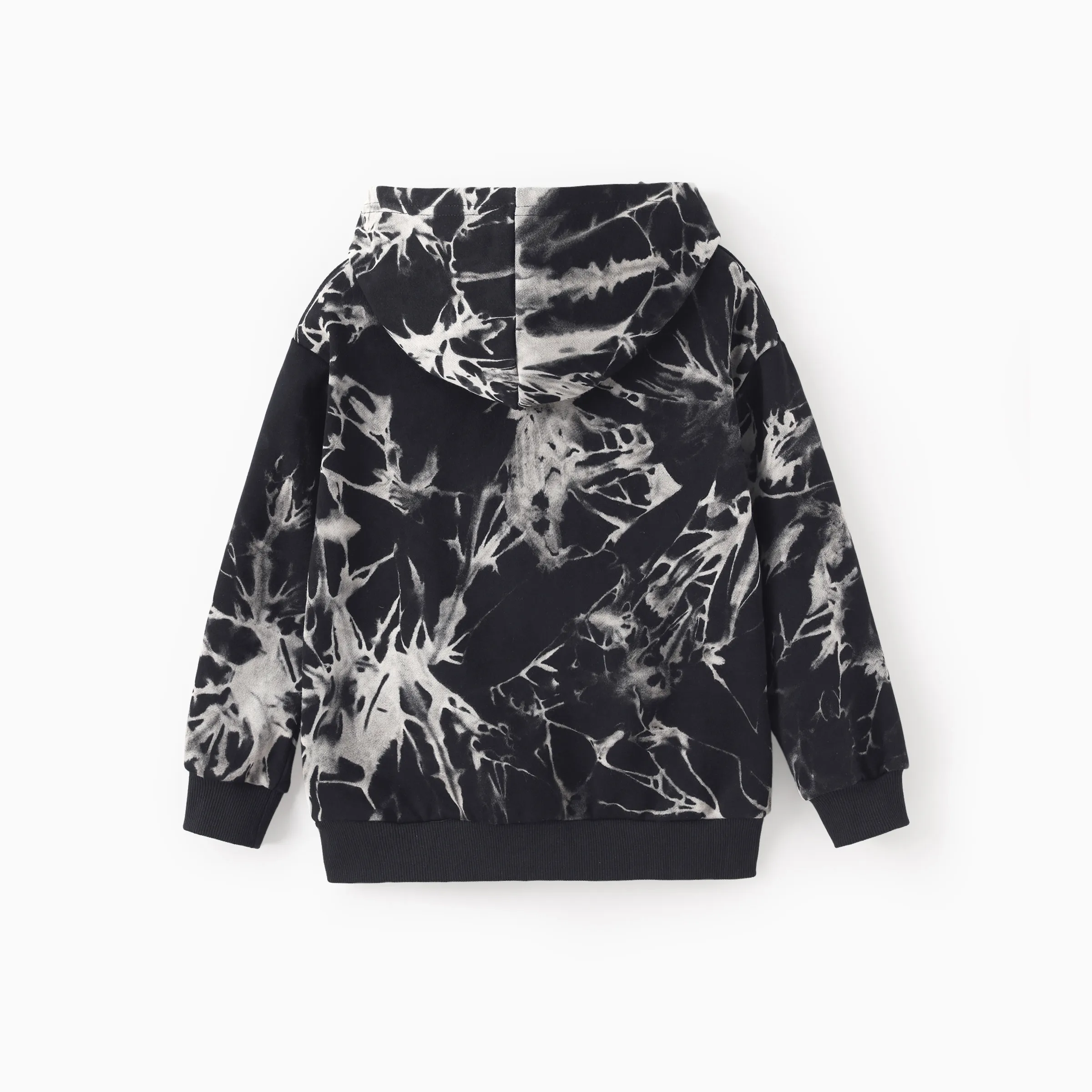 Hot Wheels Toddler/Kids Boy Tie-dyed Cotton Hoodie Sweatshirt Black