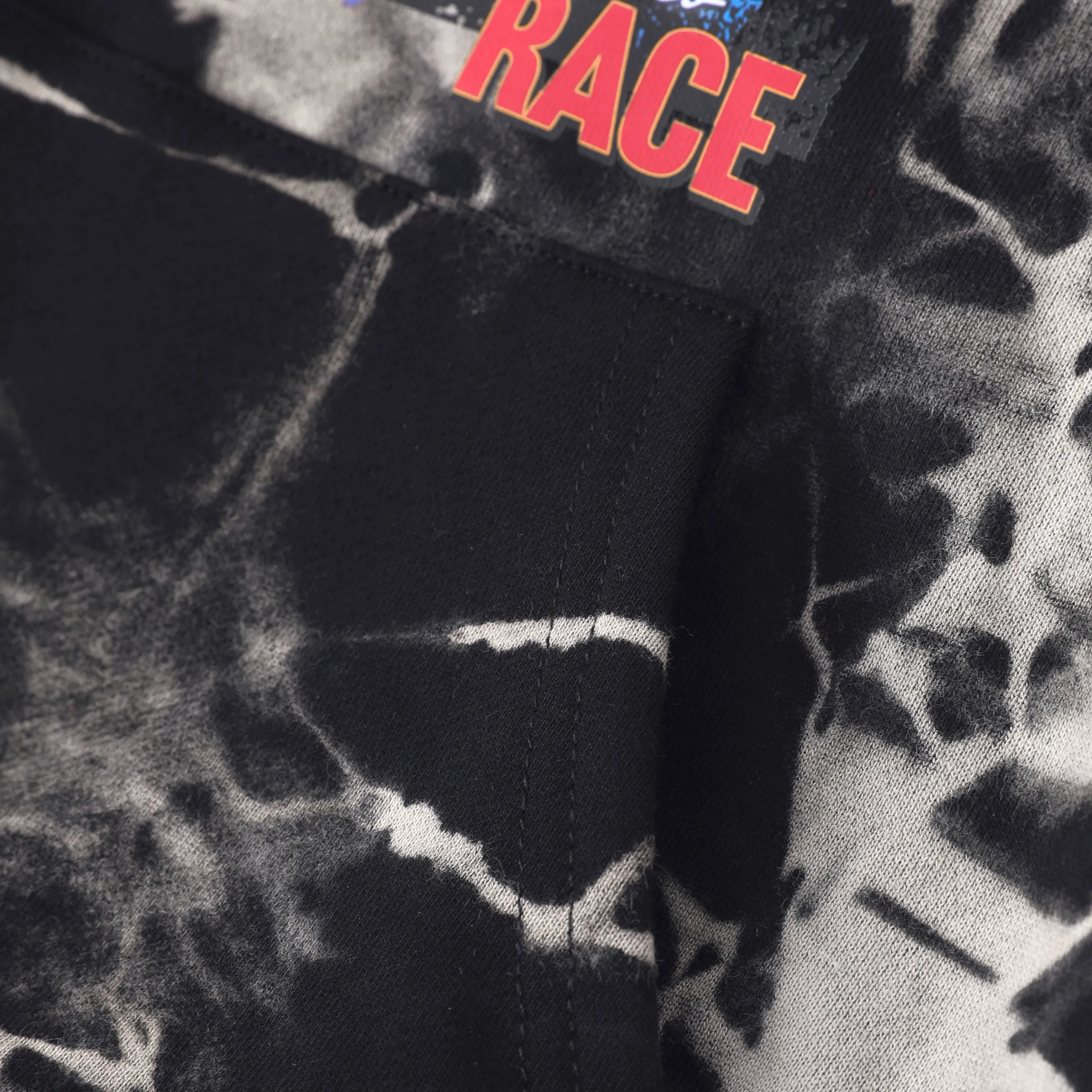 Hot Wheels Toddler/Kids Boy Tie-dyed Cotton Hoodie Sweatshirt Black