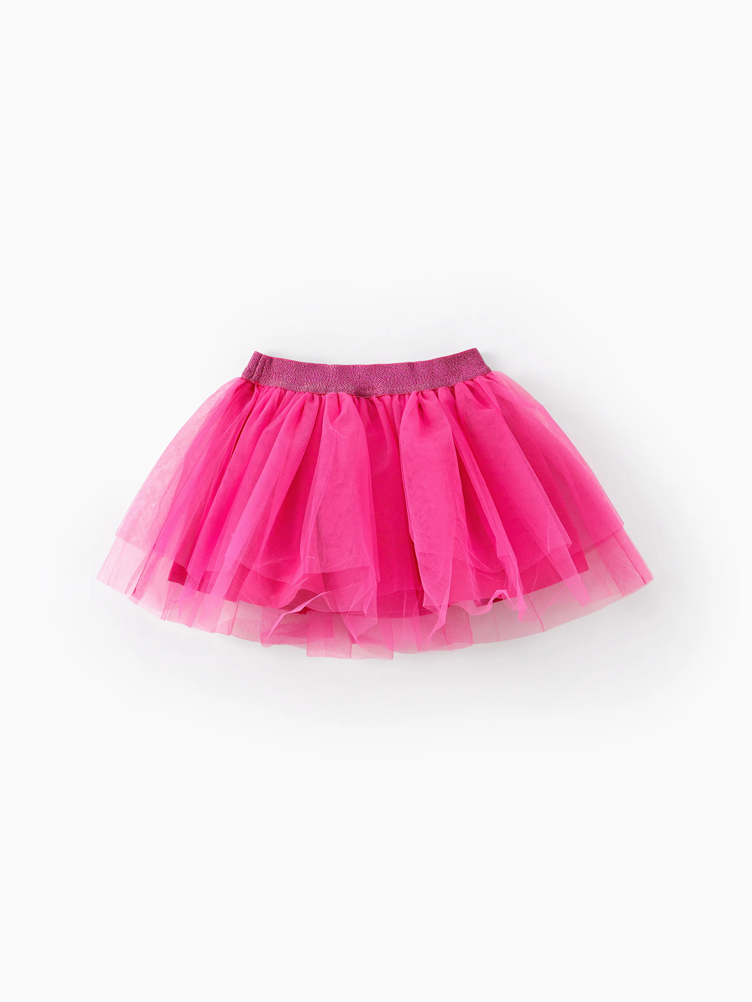 Barbie Toddler Girl 1pc Long-sleeve T-shirt or Tulle Skirt Set Hot Pink