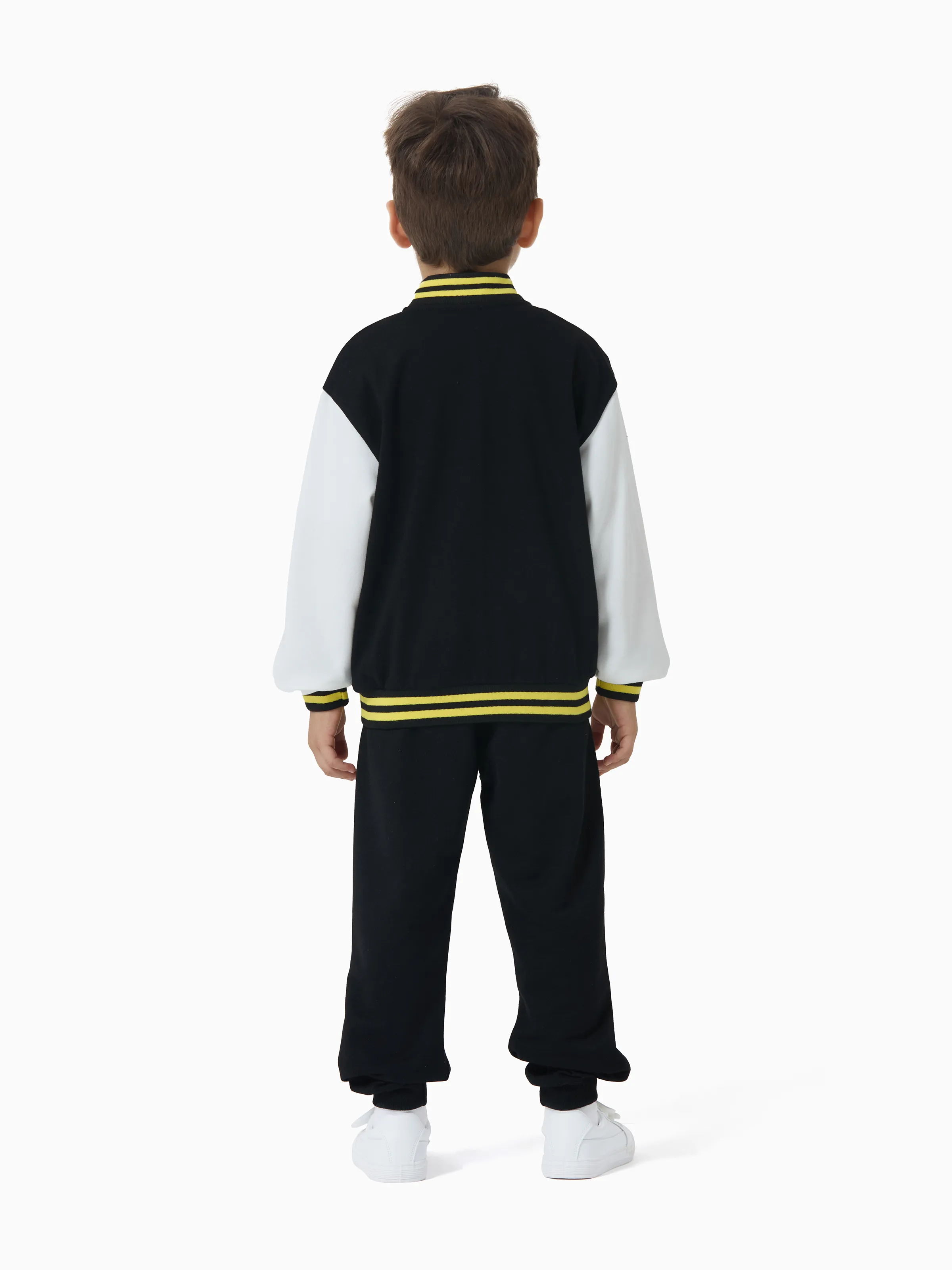 Marvel Toddler/Kids Boy Black Panther Colorblock Bomber Jacket Black