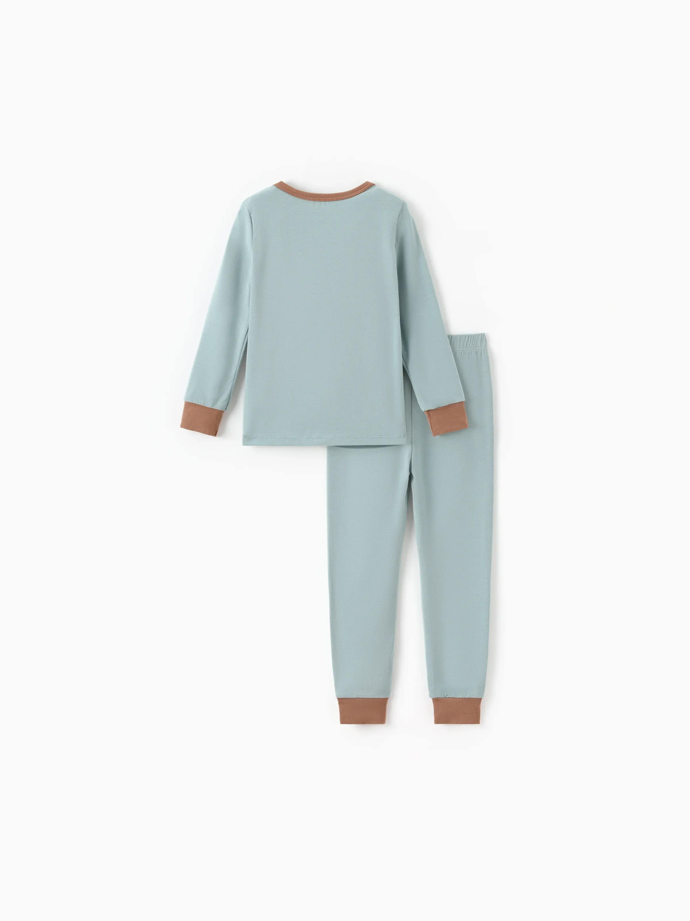 Baby 2-piece Tencel Modal Pajamas Set for Girls / Boys ( Snug-Fitting ) Green