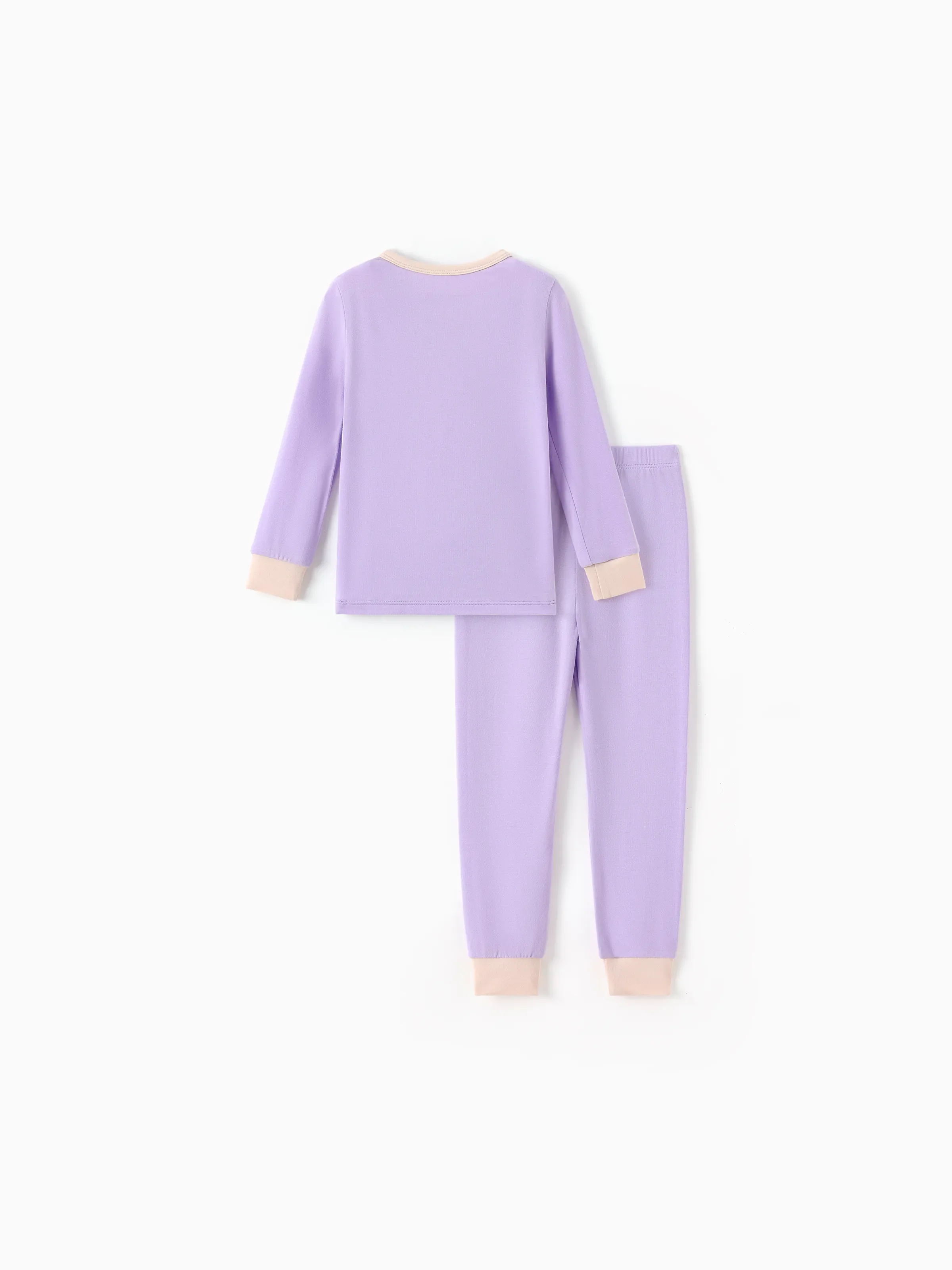 13189-baby-2-piece-tencel-modal-pajamas-set-for-girls-boys-snug-fitting-purple-8.webp Baby 2-piece Tencel Modal Pajamas Set for Girls / Boys ( Snug-Fitting ) Purple