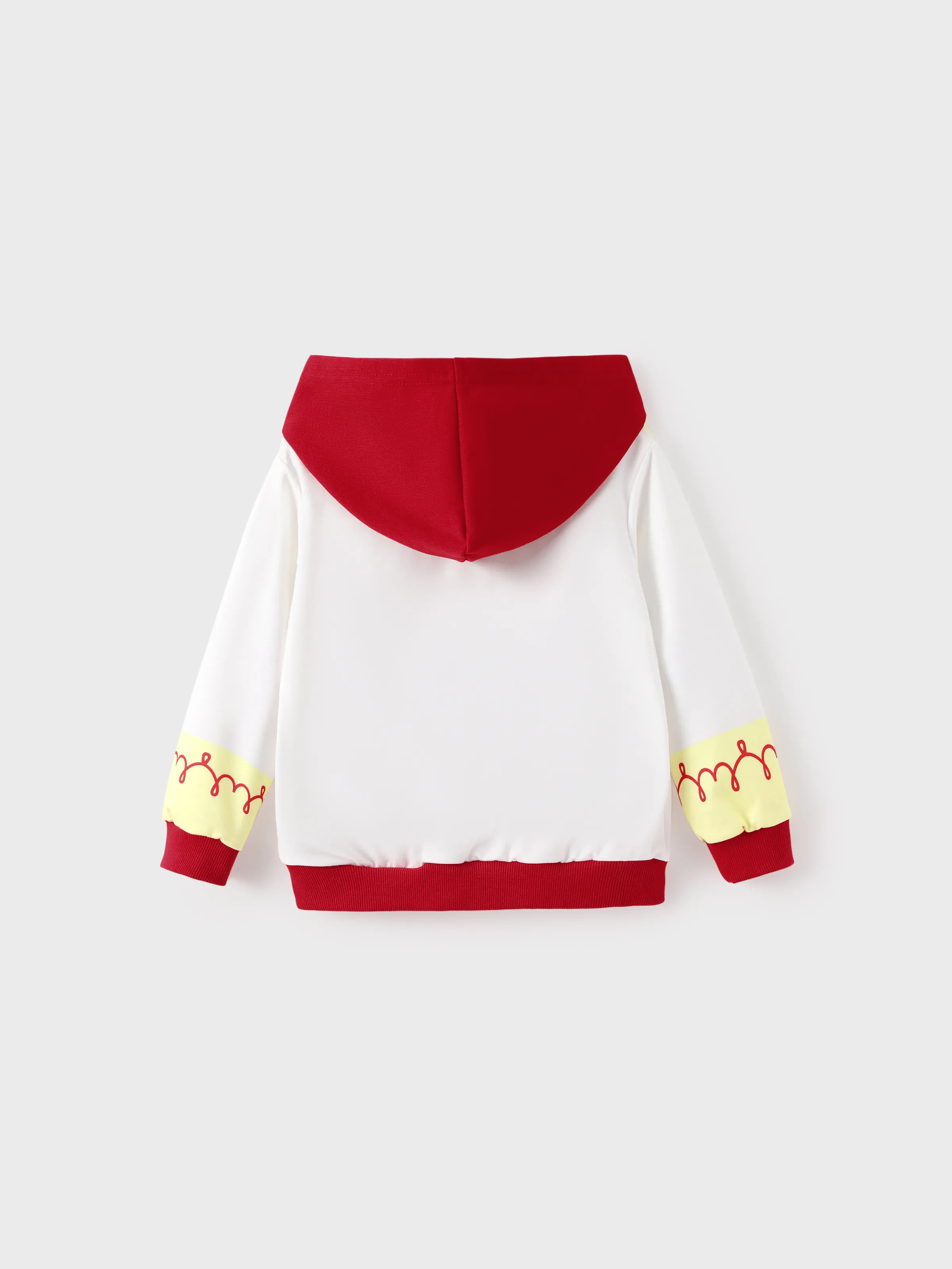 Toy Story Toddler Girl Jessie Ribbed Cuffs Hooded Top Red