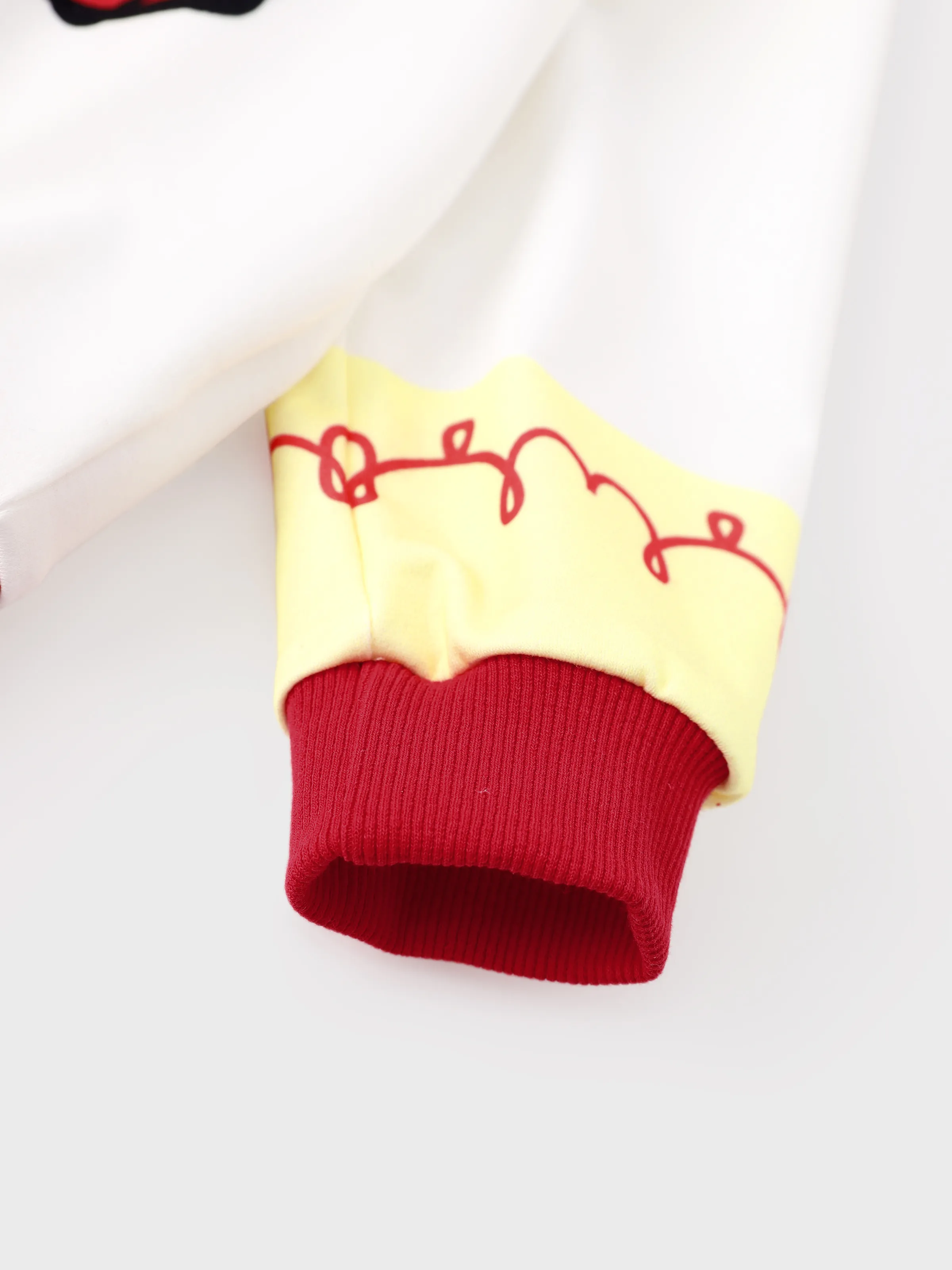 Toy Story Toddler Girl Jessie Ribbed Cuffs Hooded Top Red