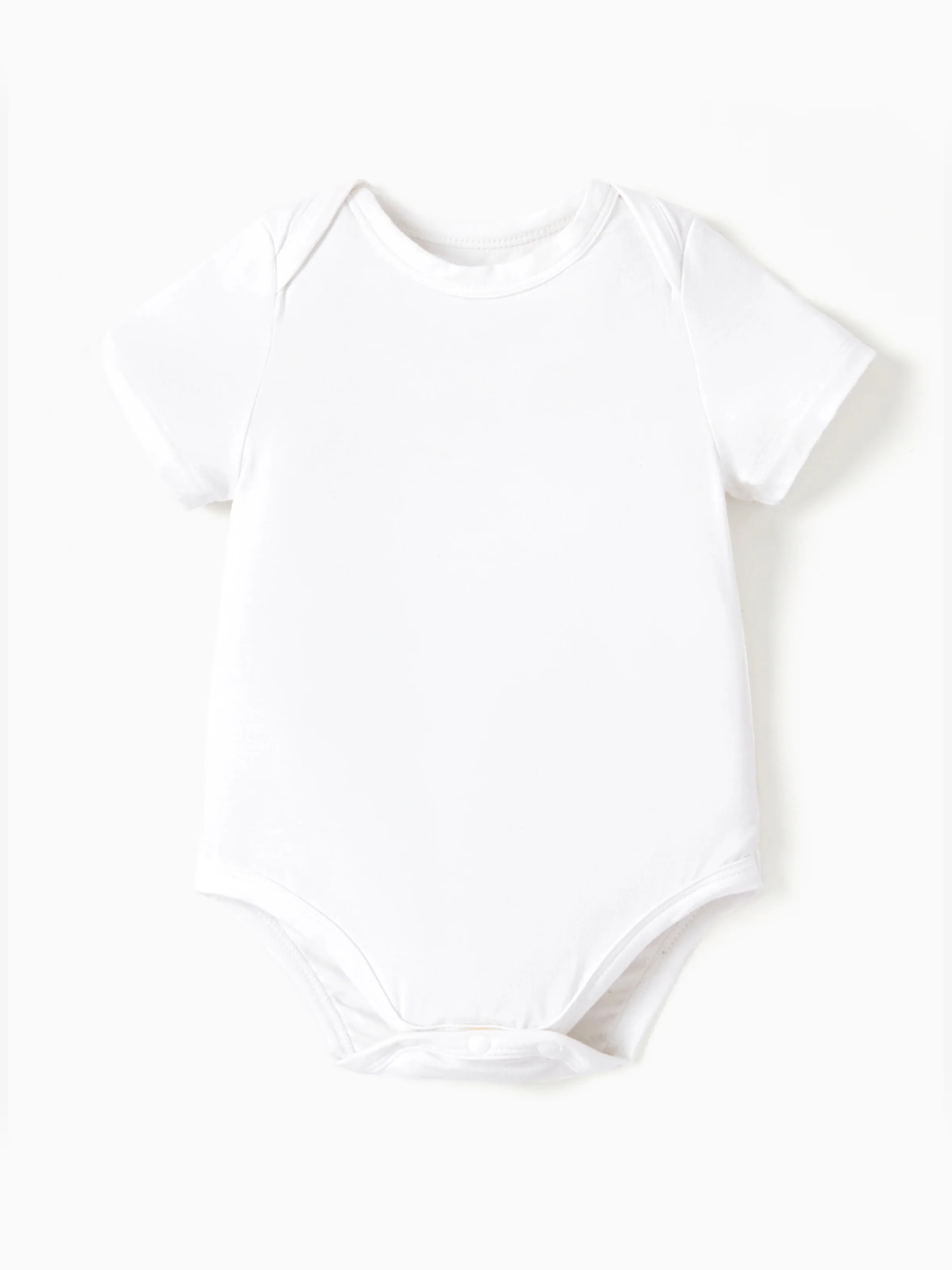 Bamboo Baby Boy/Girl Casual Romper White