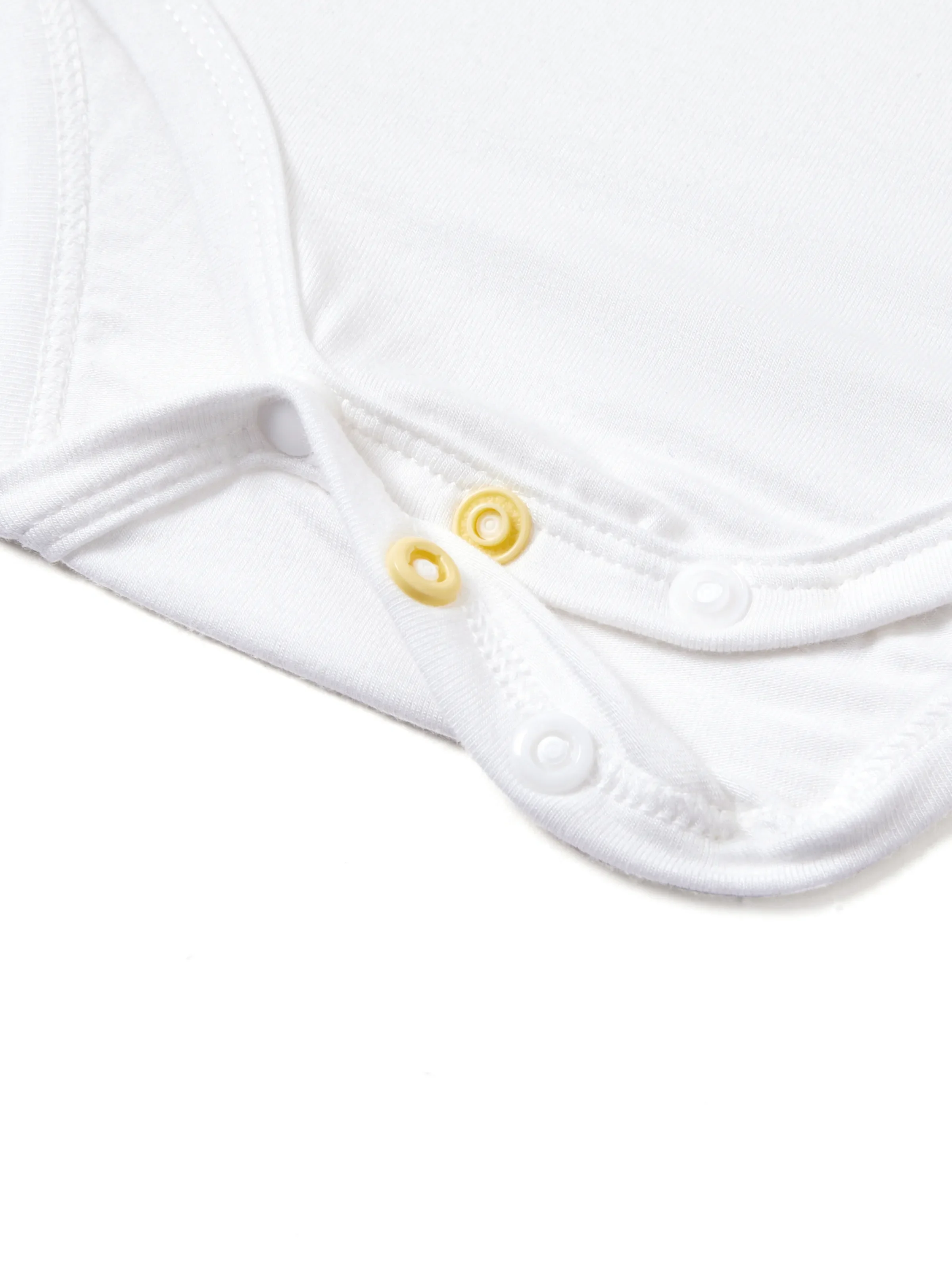Bamboo Baby Boy/Girl Casual Romper White