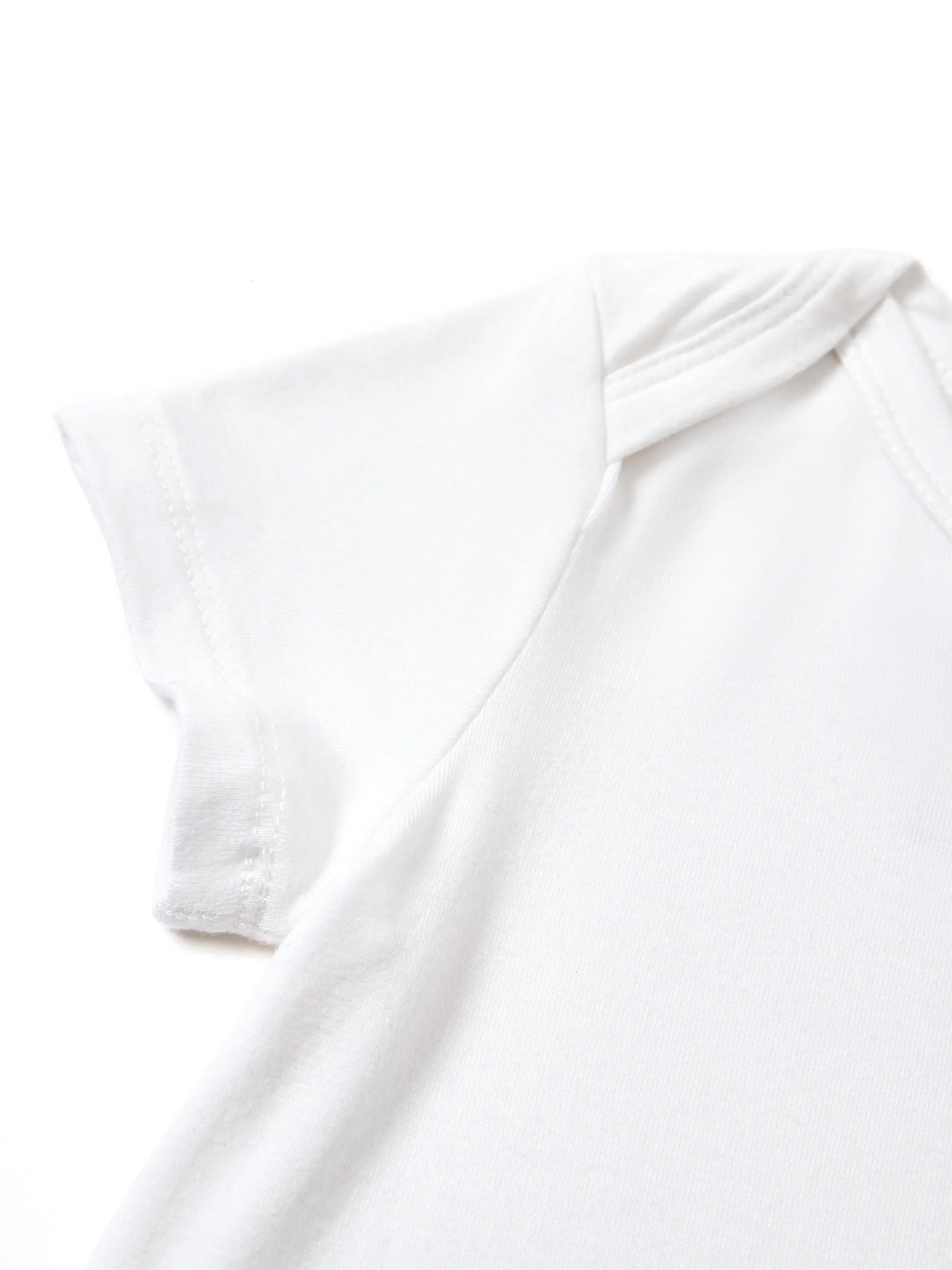 Bamboo Baby Boy/Girl Casual Romper White