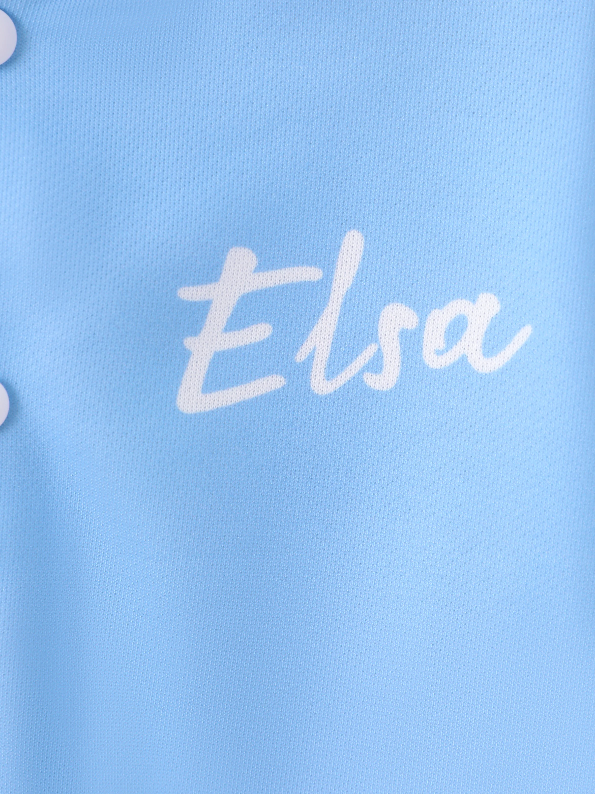 Disney Frozen Toddler Girl Elsa Snap Button Closure Colorblock Jacket Blue
