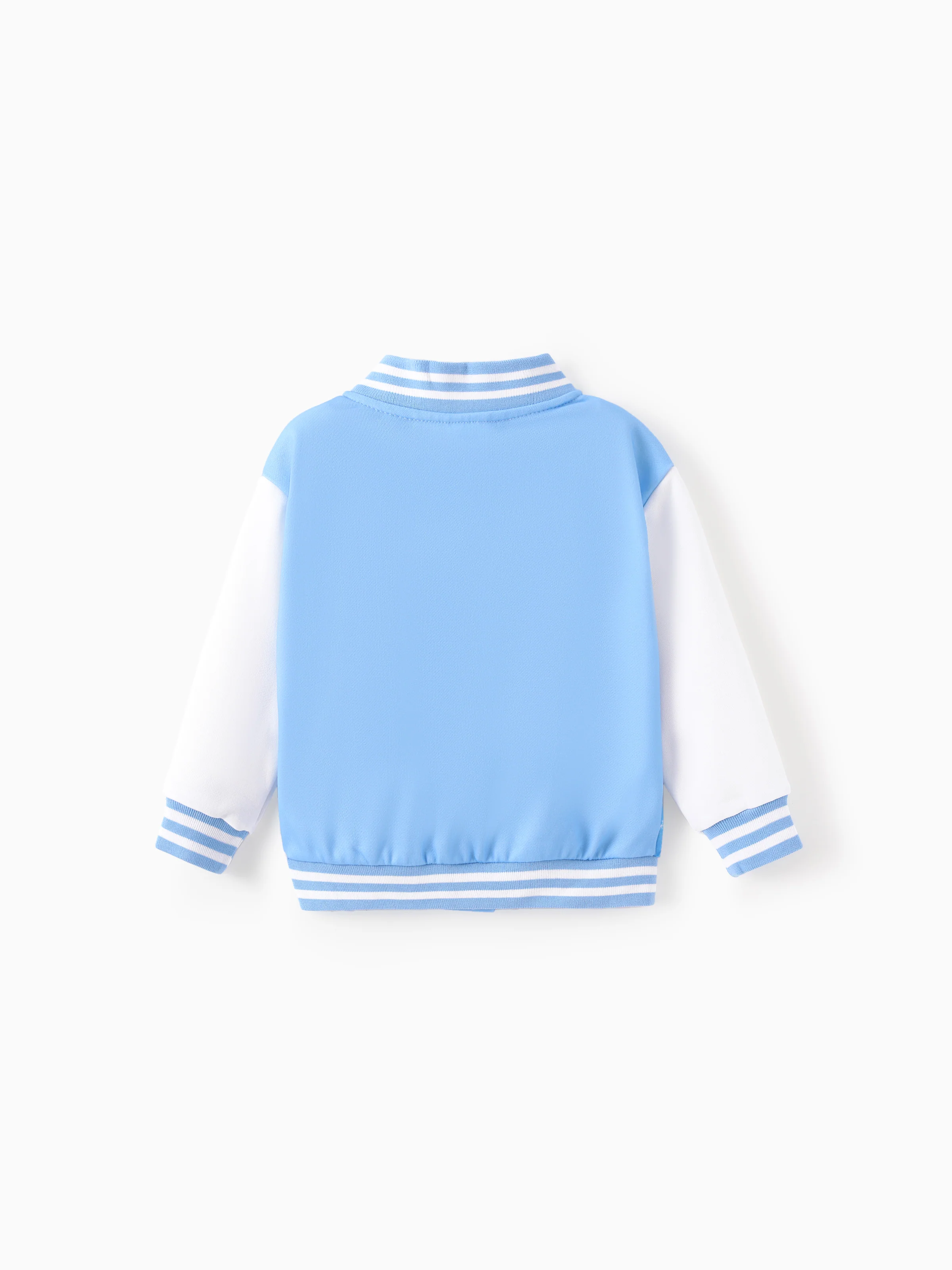 Disney Frozen Toddler Girl Elsa Snap Button Closure Colorblock Jacket Blue
