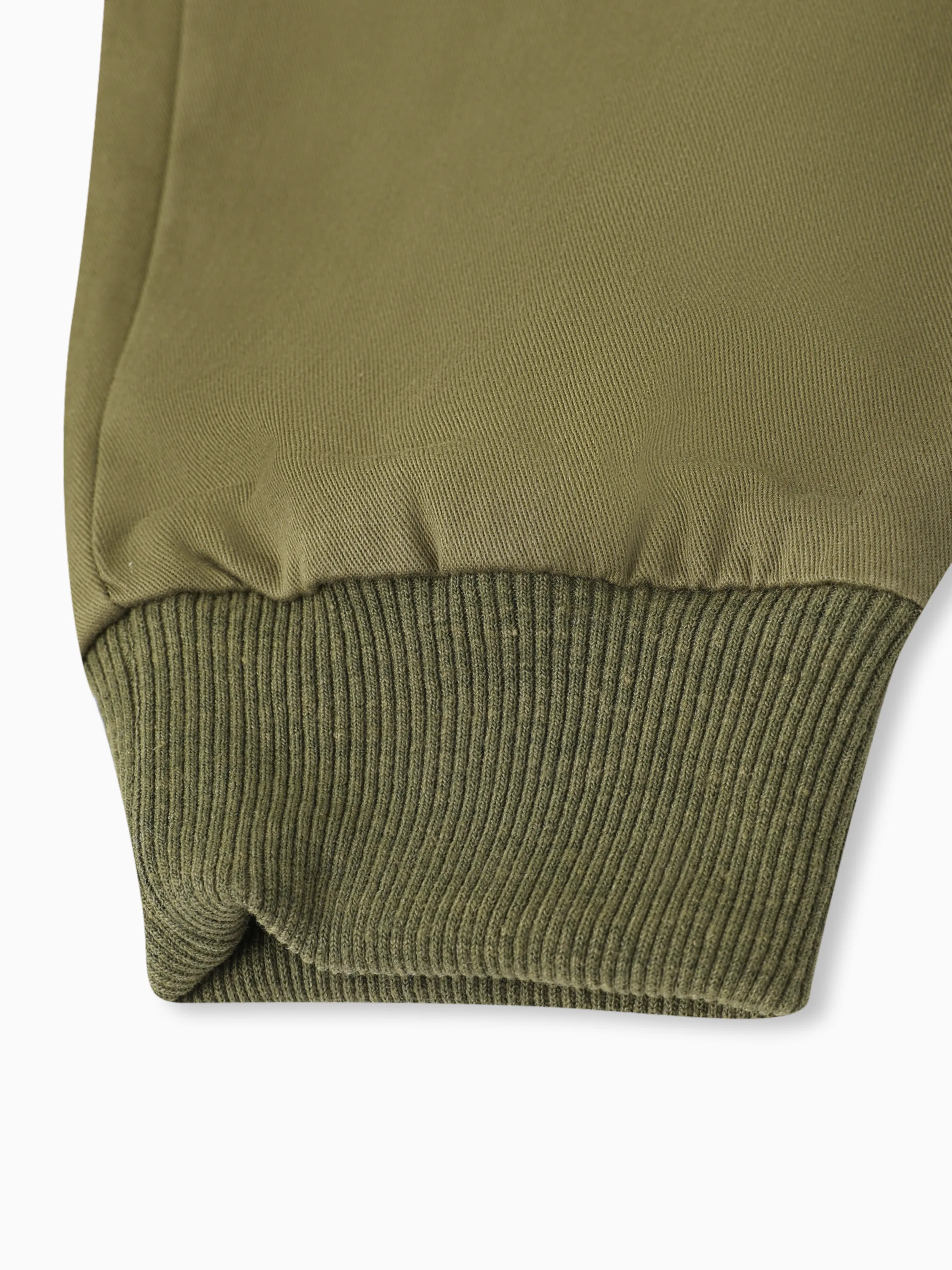 Kid Boy Casual Pocket Design Cotton Cargo Pants Army green
