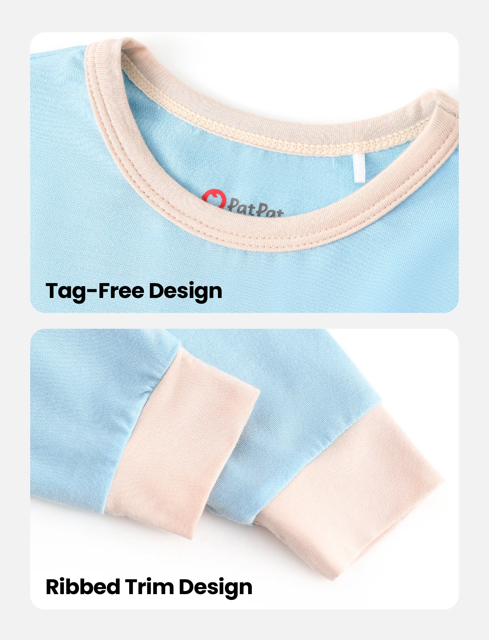 Baby 2-piece Tencel Modal Pajamas Set for Girls / Boys ( Snug-Fitting ) Light Green