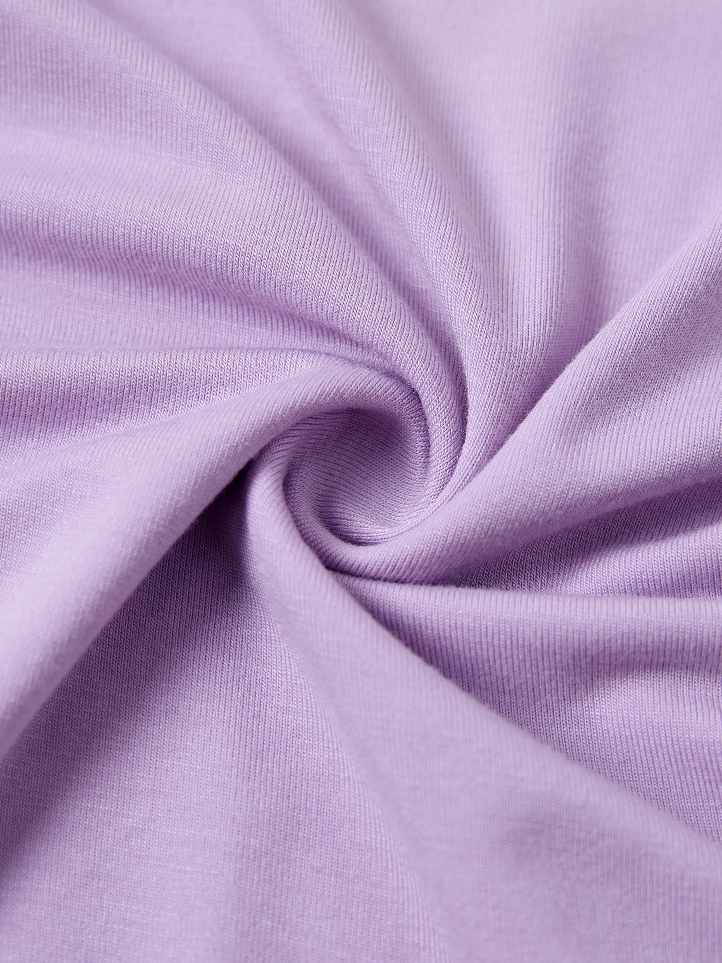 Bamboo Baby Girl Solid Color 3-Piece Rompers Set Purple
