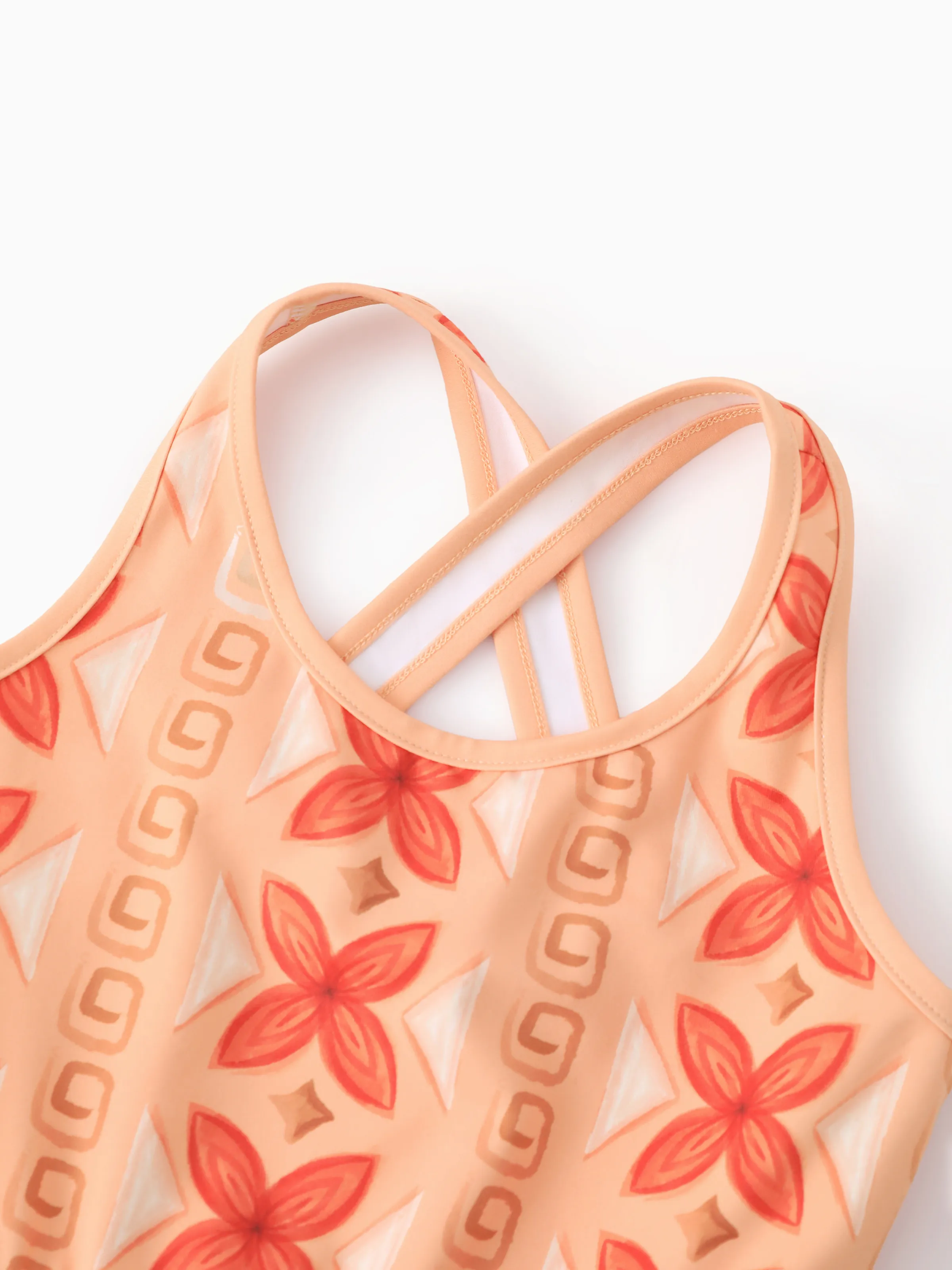 Disney Princess Toddler/Kid Girl Moana Sporty Dress/ Cotton Top Orange