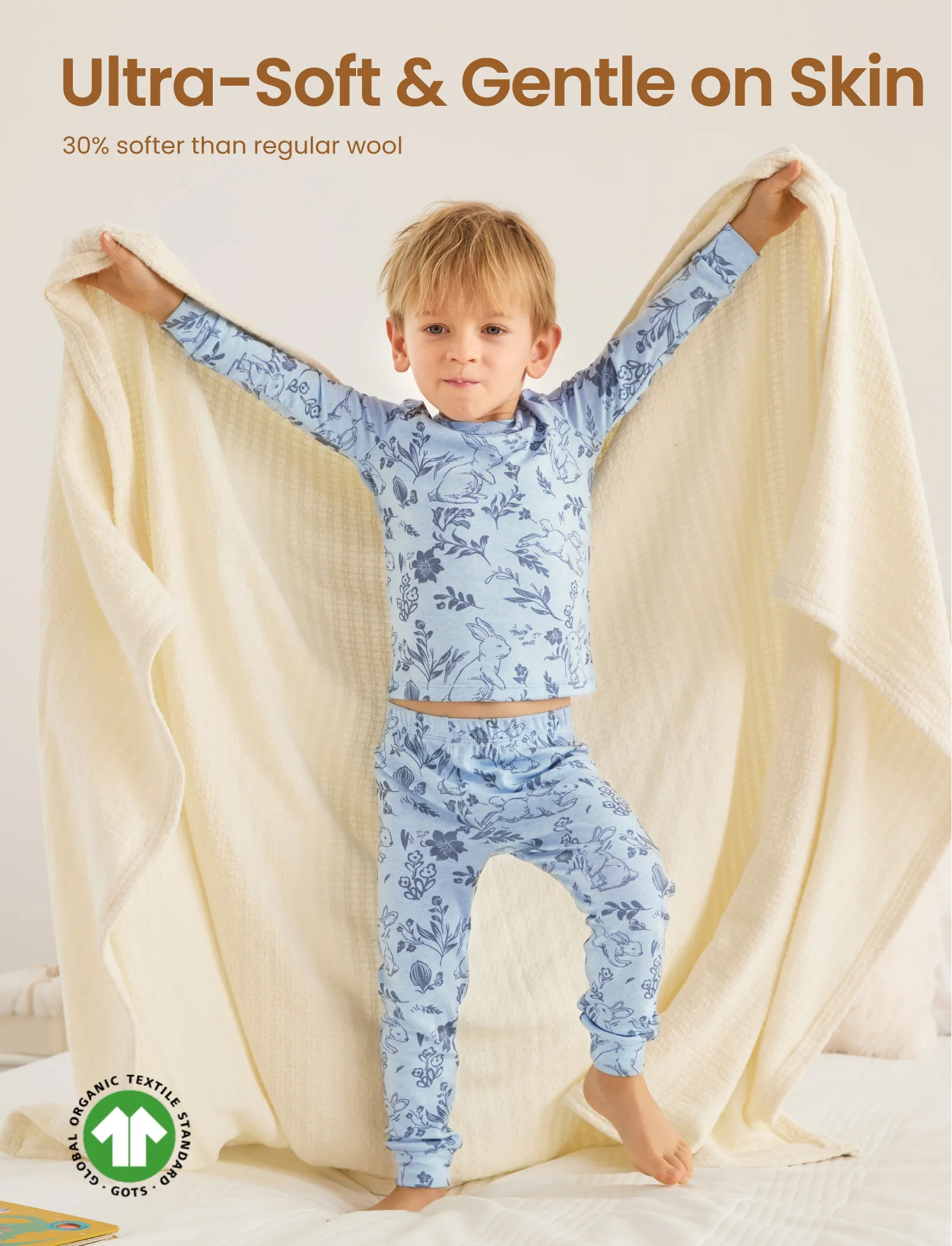 14934-toddler-kids-2-piece-pajamas-with-animal-print-snug-fitting-blue-4.webp Toddler / Kids 2-piece Pajamas With Animal Print ( Snug-Fitting ) Blue