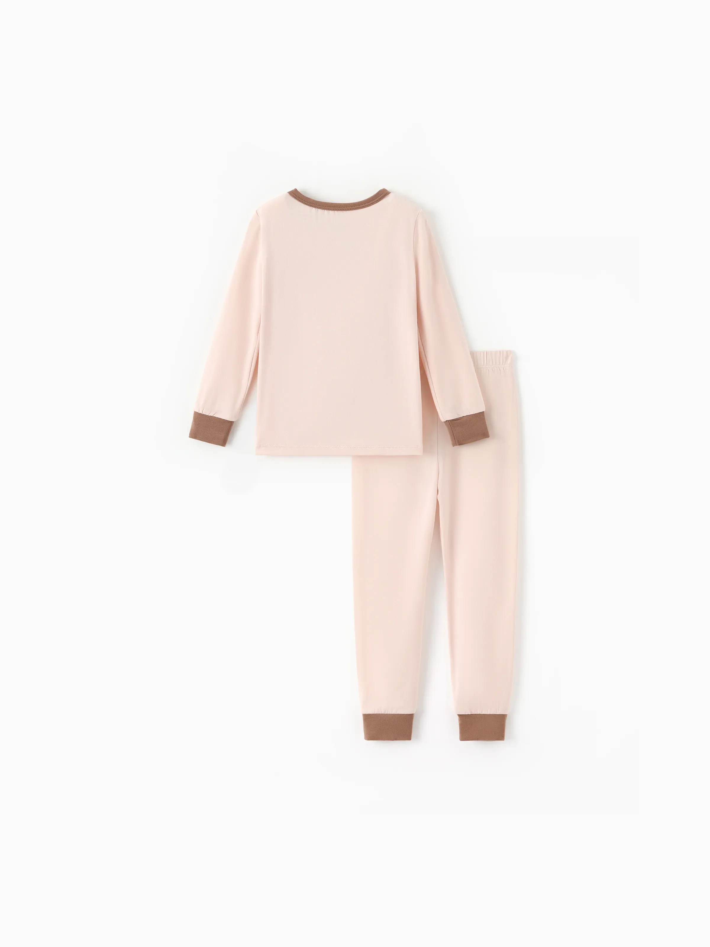 15641-baby-2-piece-tencel-modal-pajamas-set-for-girls-boys-snug-fitting-apricot-8.webp Baby 2-piece Tencel Modal Pajamas Set for Girls / Boys ( Snug-Fitting ) Apricot