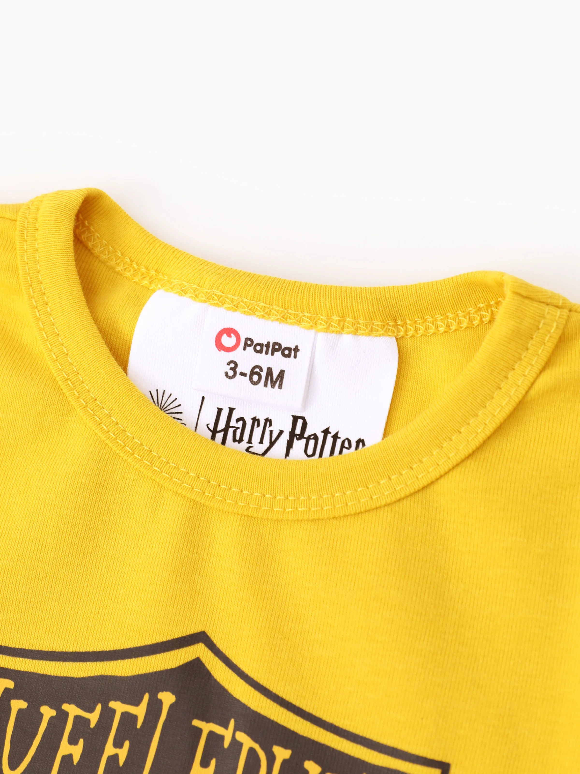 Harry Potter Baby Boy/Girl 1pc Long-sleeve Cotton Jumpsuit Yellow