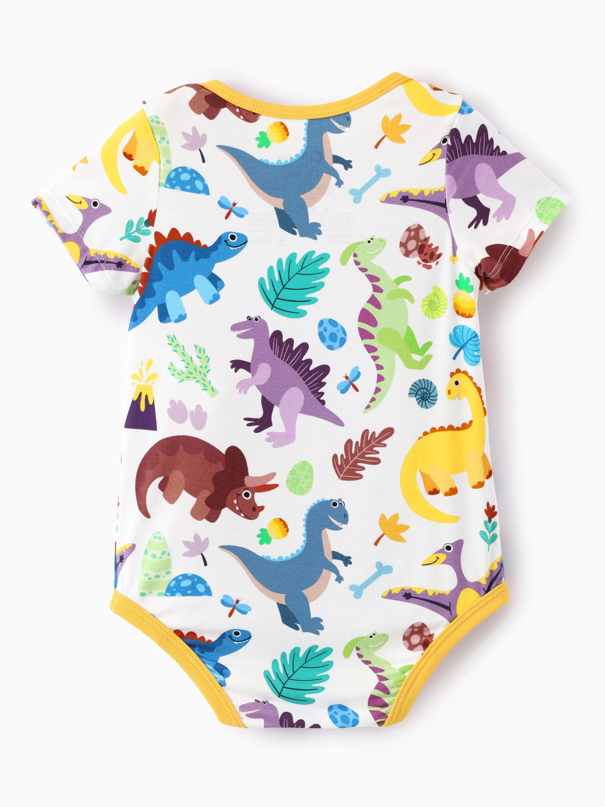 Bamboo Baby Boy/Girl 1pc Allover Print  Bodysuits  Color block