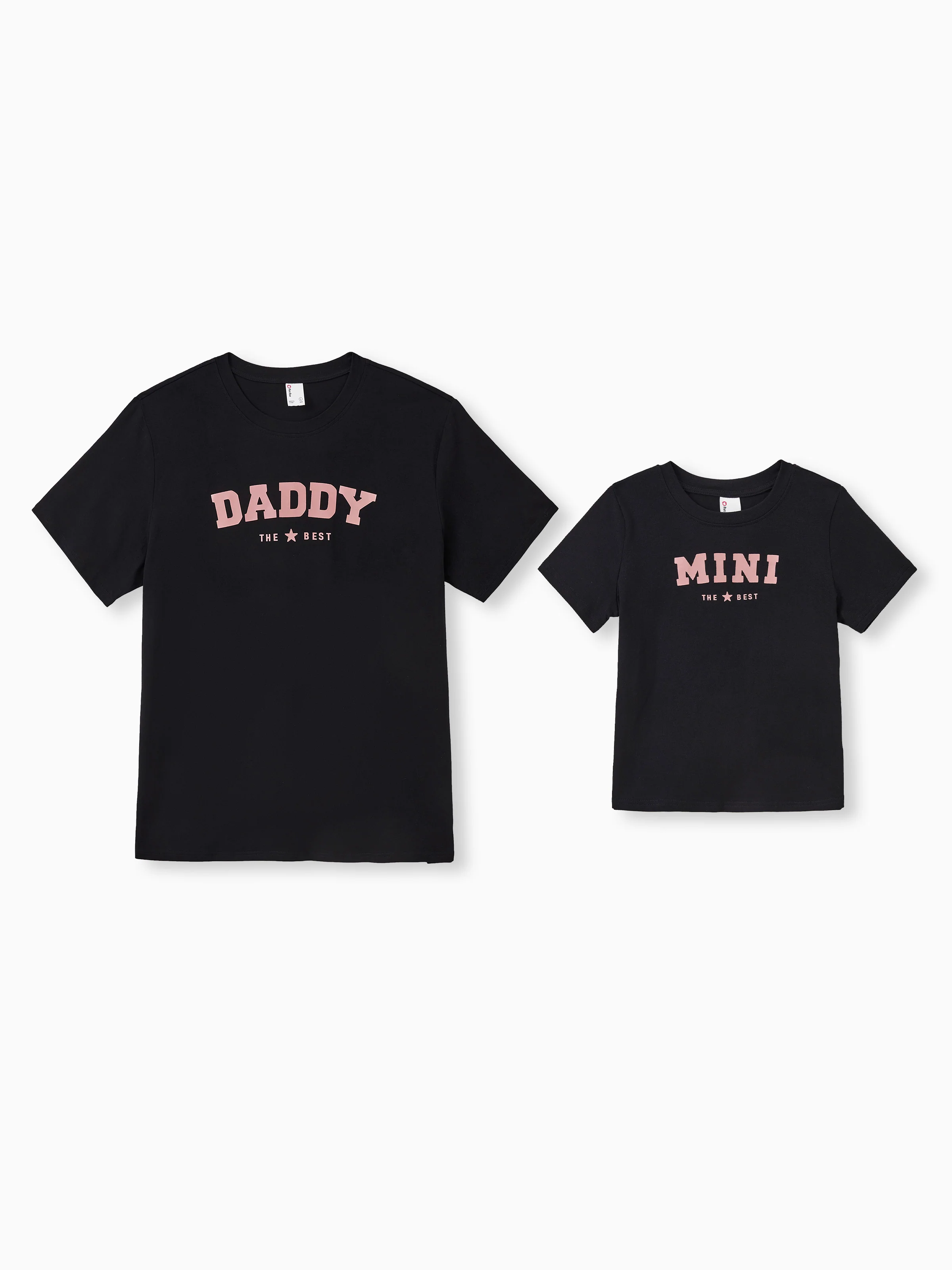 16074-daddy-son-cotton-t-shirt-dress-set-daddy-mini-print-black-tee-for-dad-and-boy-floral-print-splicing-dress-for-mom-girl-and-baby-perfect-for-summer-fam-1.webp Daddy & Son Cotton T-Shirt & Dress Set Daddy / Mini Print Black Tee for Dad and boy, Floral Print splicing Dress for Mom, girl and Baby, Perfect for Summer Family Outings Black