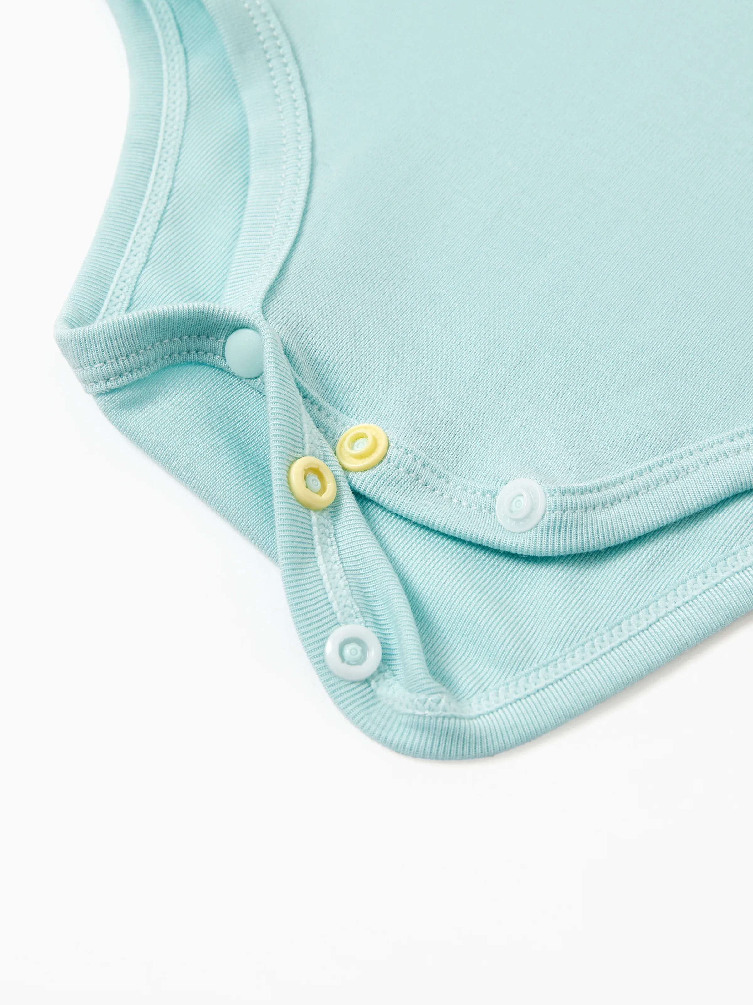Baby Boy/Girl 3-Pack Lyocell Solid Color Romper Dark Green