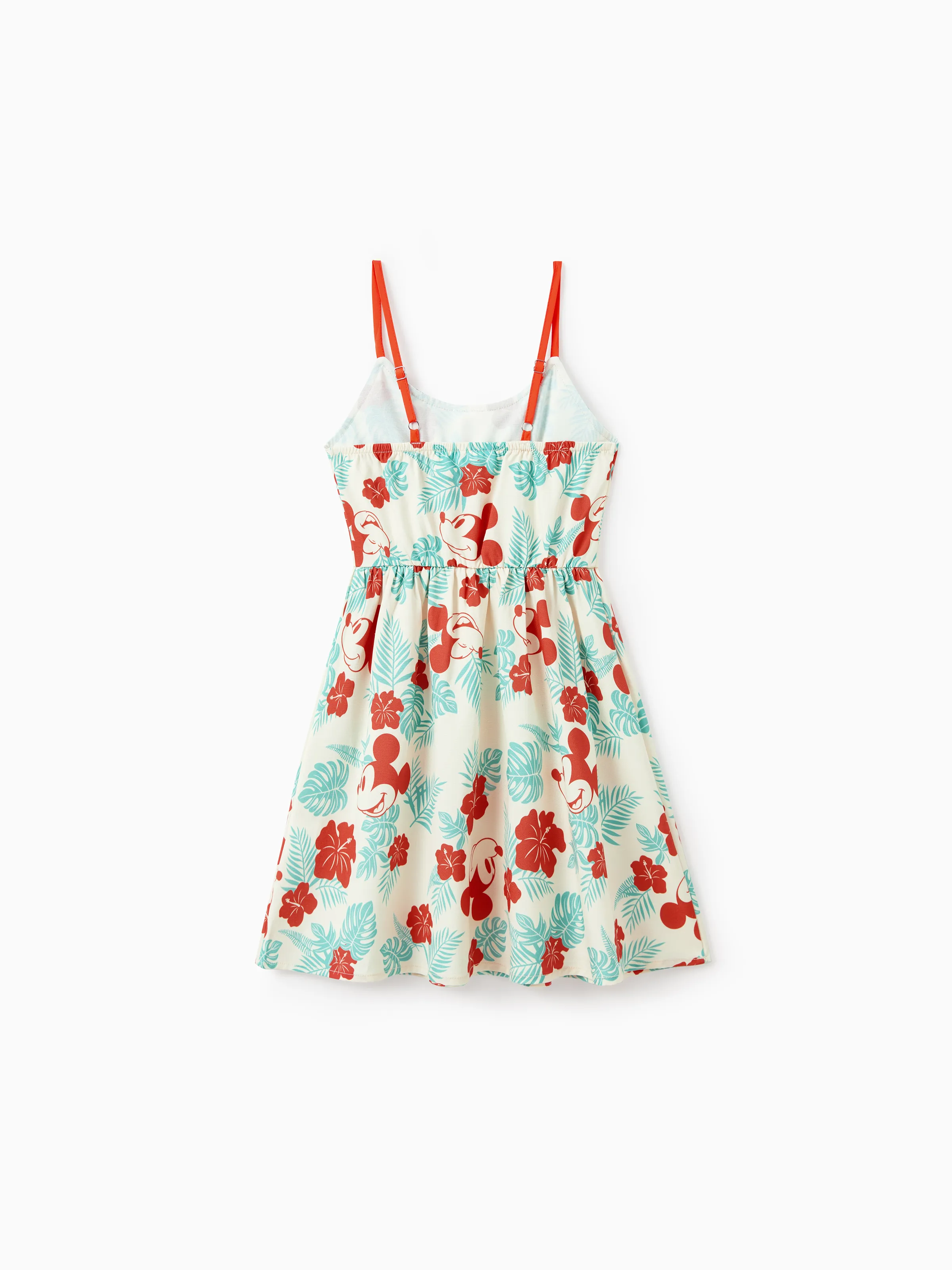 Disney Mickey and Friends Toddler/Kid Girl Naia™ Floral Allover Print Hollow-out Dress Multi-color