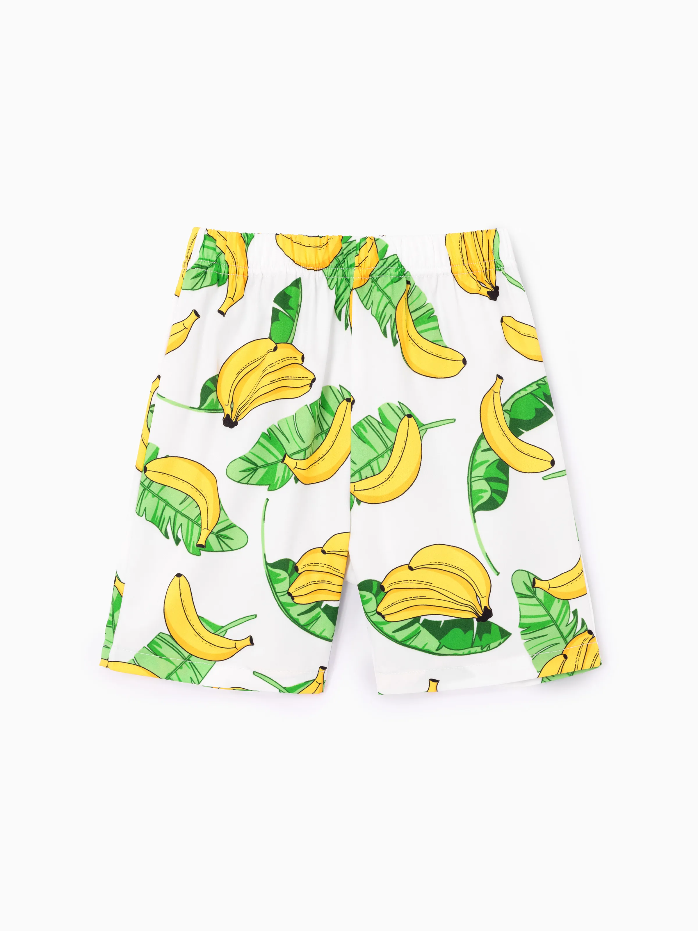 Fresh Market Toddler Boy Banana Shirt & Shorts Set Yellow