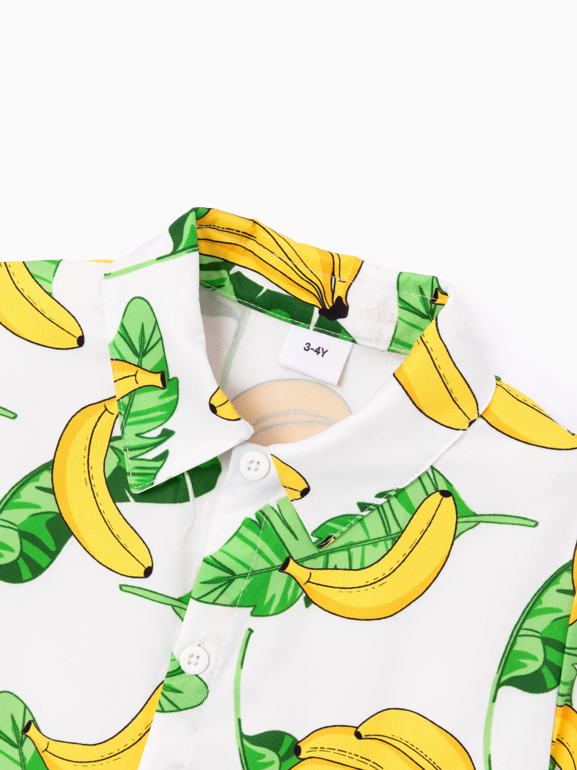 Fresh Market Toddler Boy Banana Shirt & Shorts Set Yellow
