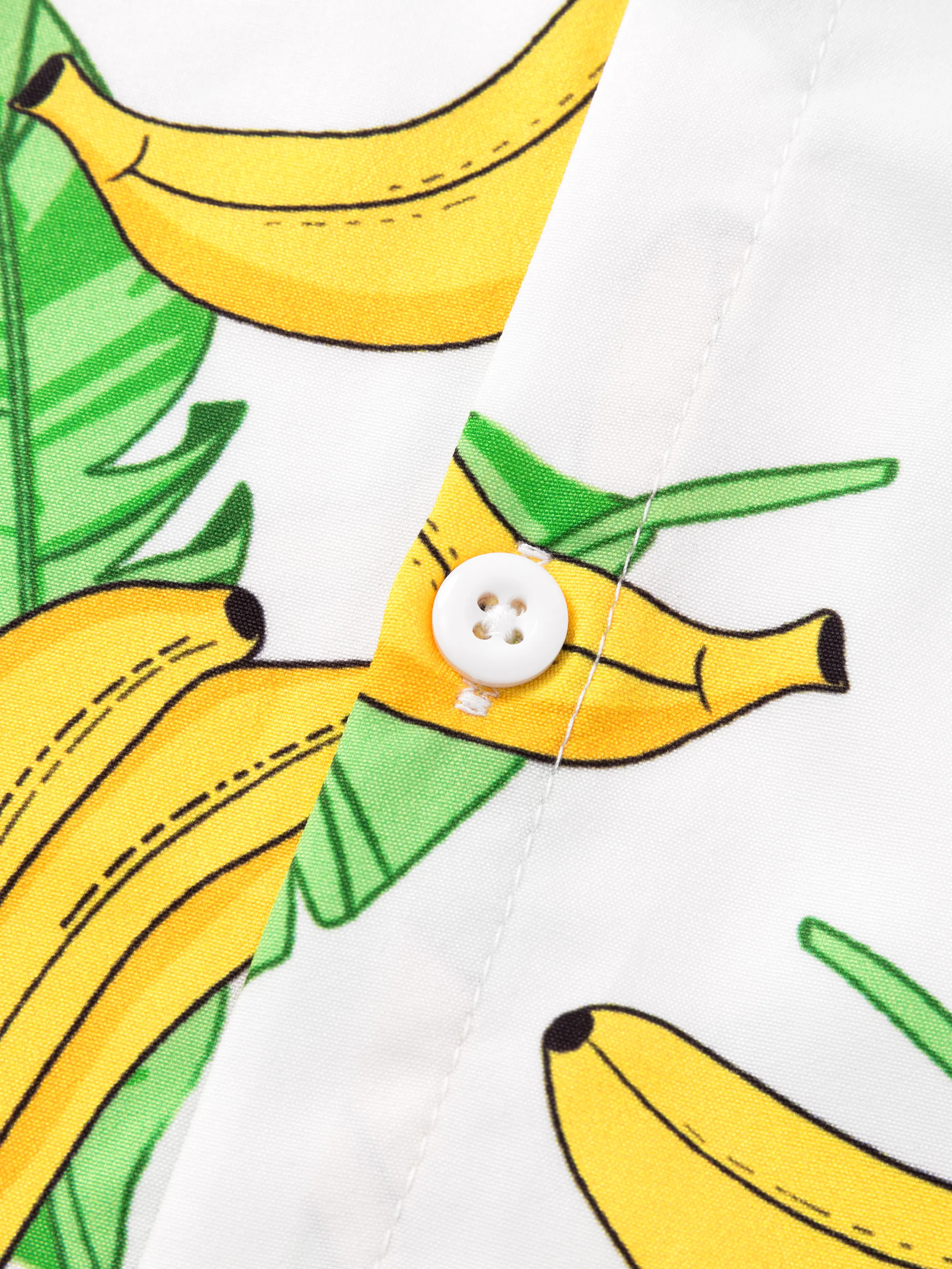 Fresh Market Toddler Boy Banana Shirt & Shorts Set Yellow