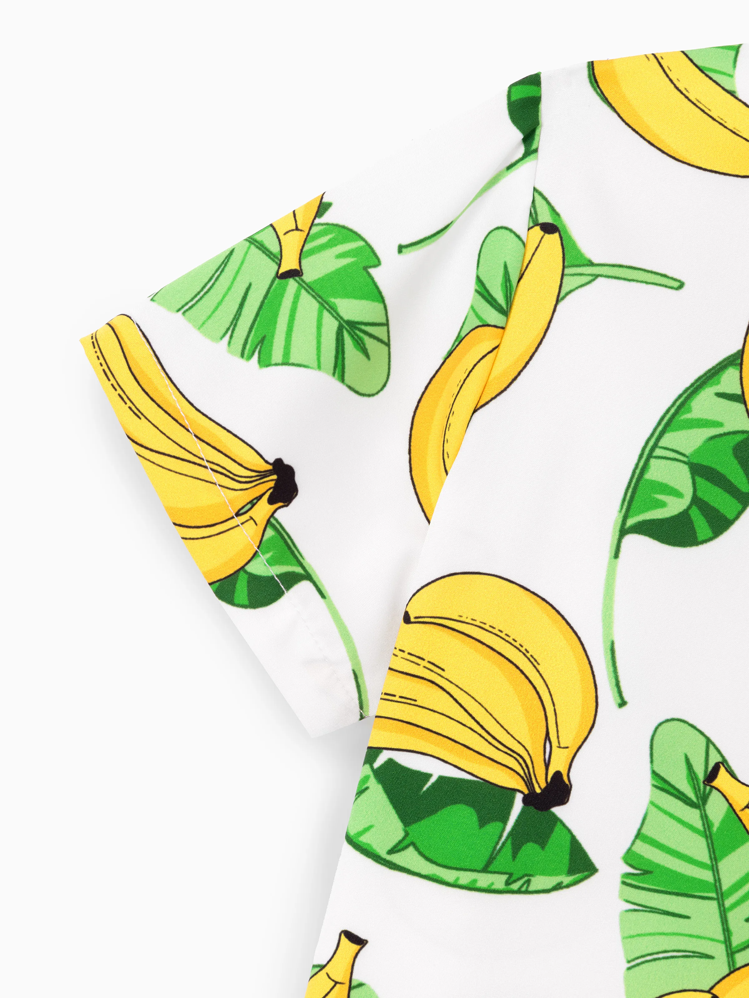 Fresh Market Toddler Boy Banana Shirt & Shorts Set Yellow