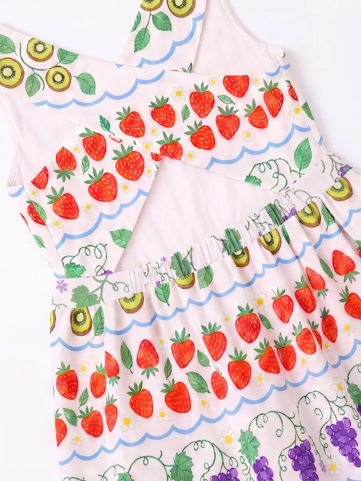 Fresh Market Toddler Girl Fruit Crossback Dress Multi-color