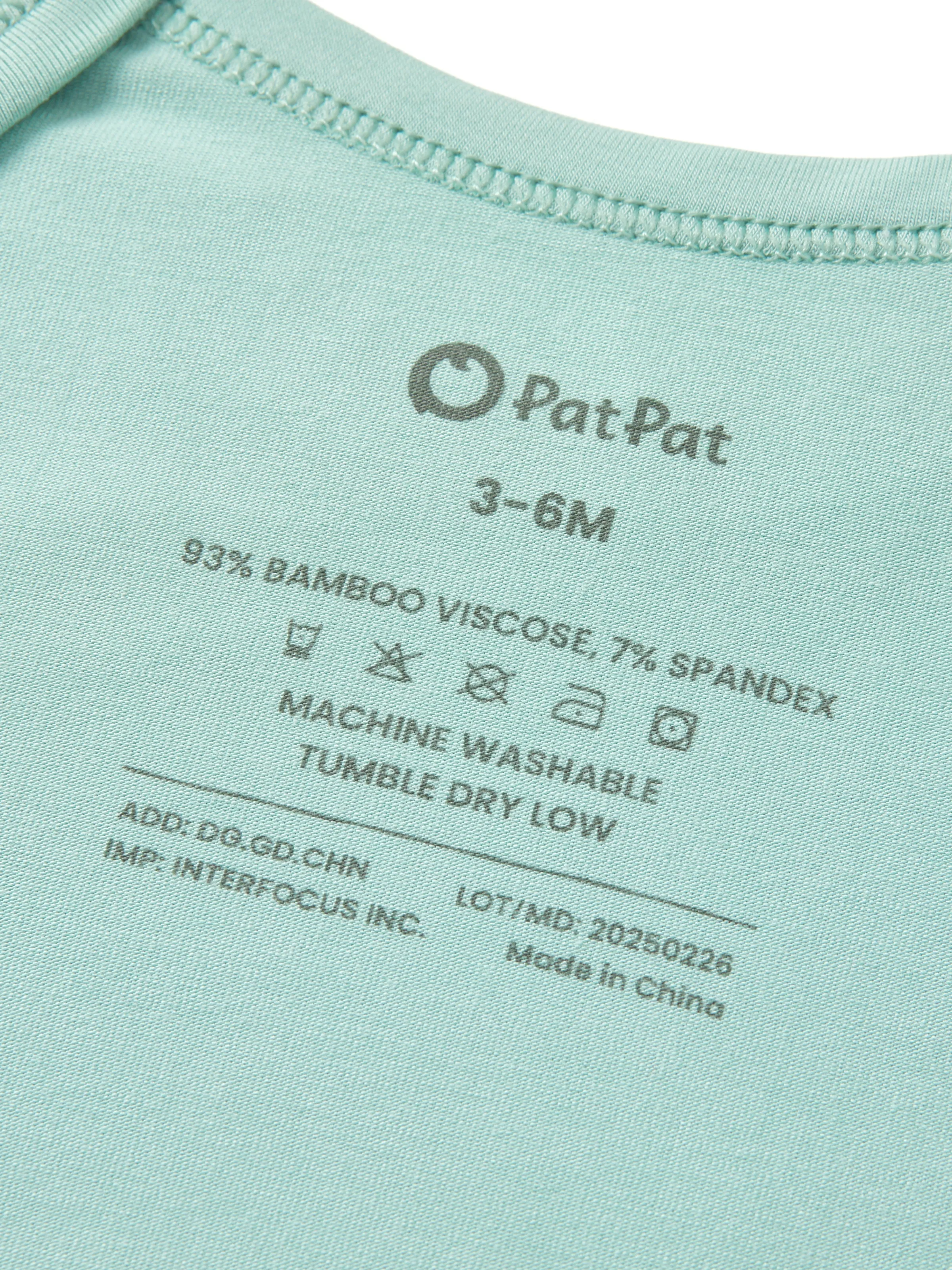 Bamboo Baby Boy/Girl Casual Romper Green